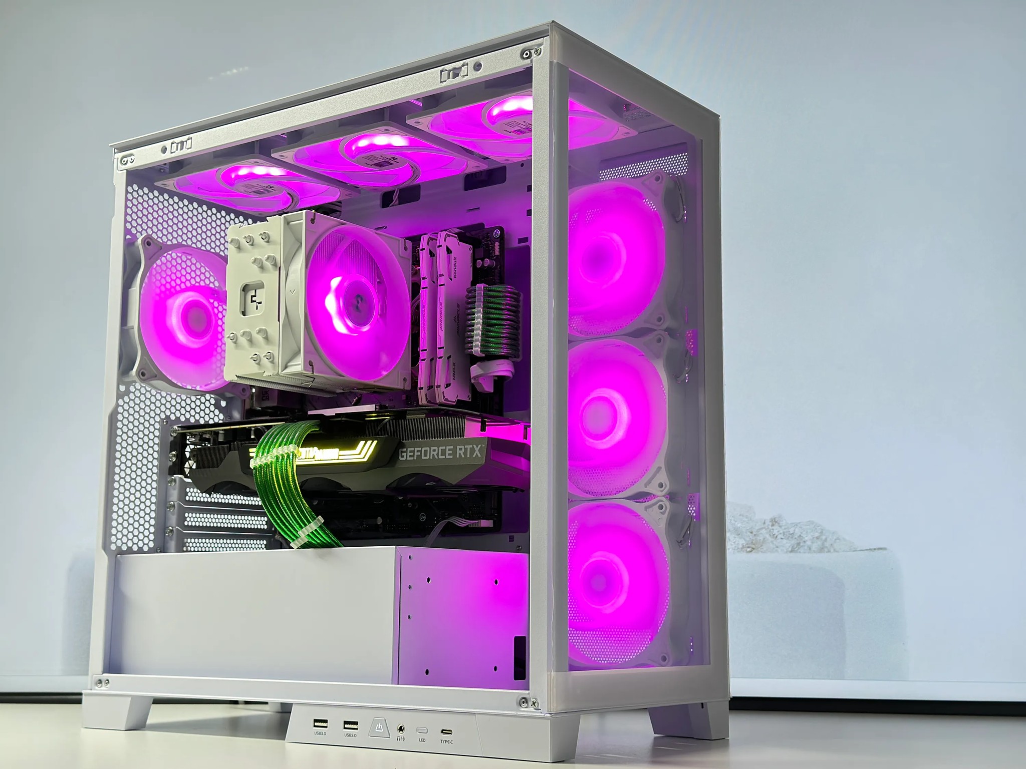 🖤💚❔The Riddler- NVidia RTX 3070 Ti-AMD Ryzen 7 5700X 8-Core-32GB DDR4-1TB NVME