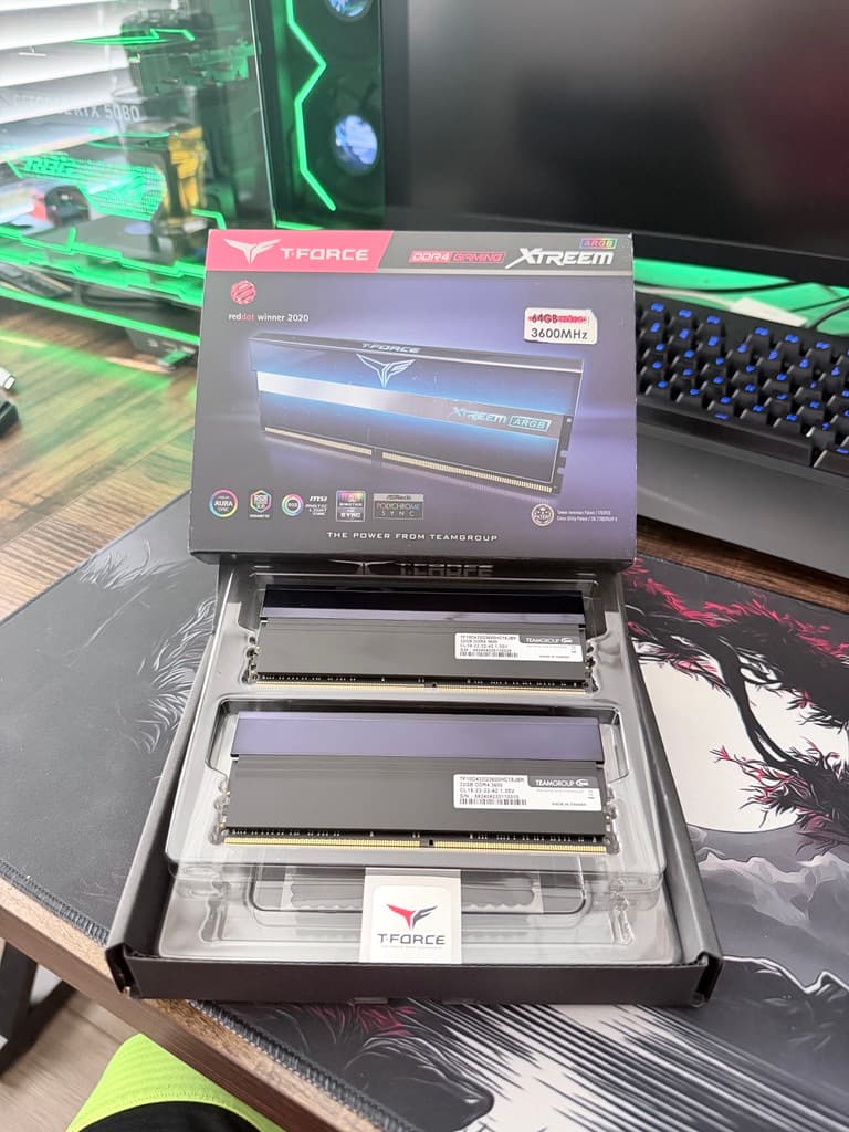 TEAMGROUP T-Force Xtreem ARGB 64GB (2x32GB) DDR4 3600 MT/s CL18