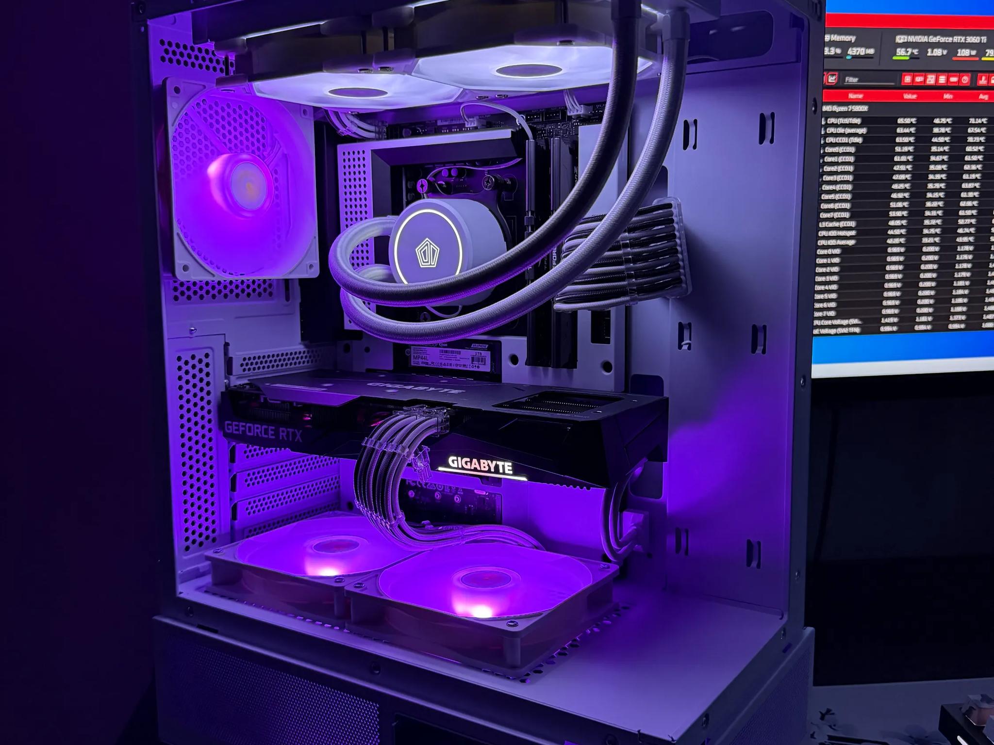 FRESHLY BUILT RTX 3060ti | RYZEN 7 5800x BUILD!