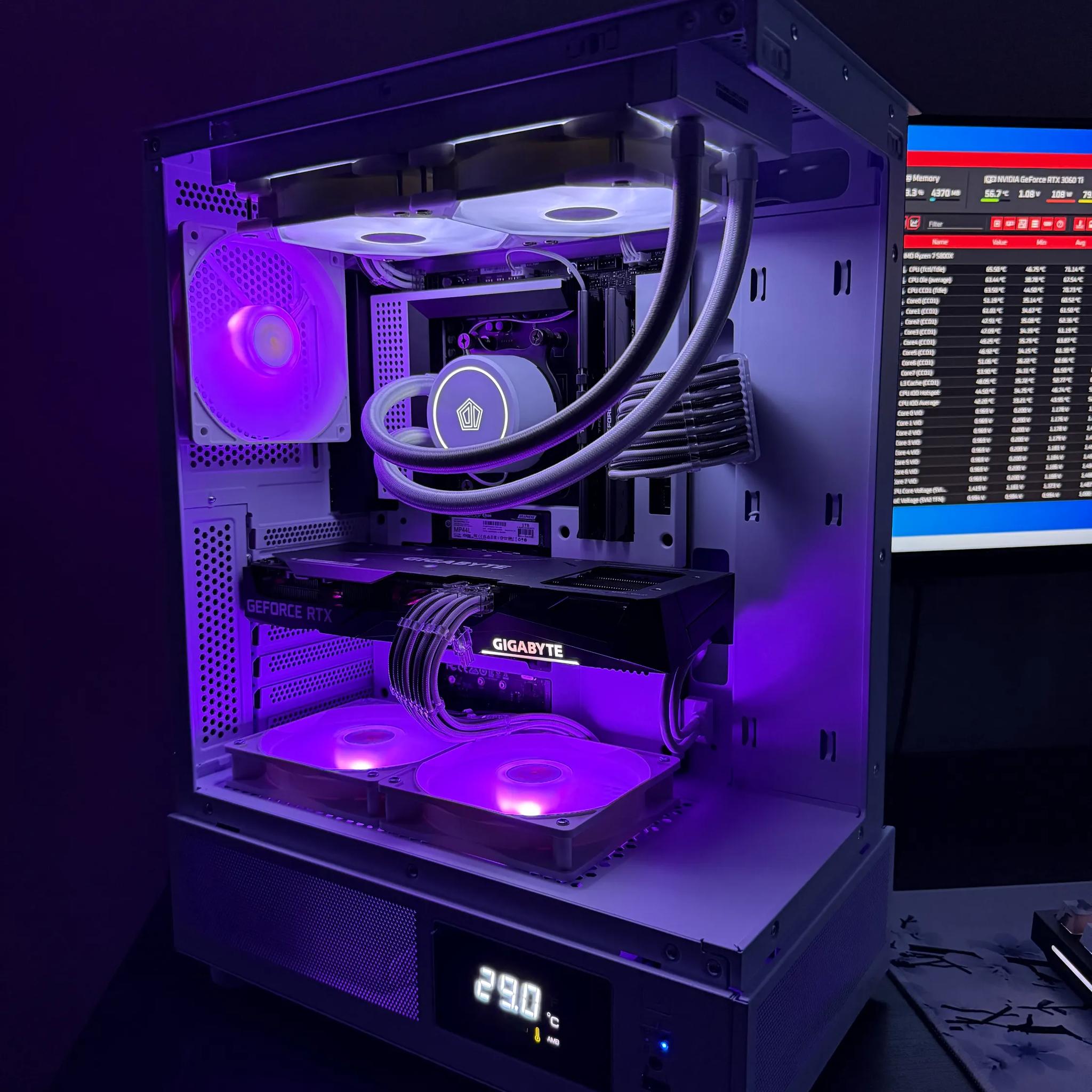 FRESHLY BUILT RTX 3060ti | RYZEN 7 5800x BUILD!