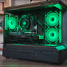 Black Gaming PC | GTX 1070 8GB | R5 2600 | 16GB | 500GB | Wi-Fi + BT | ARGB | 550W 80+ Bronze