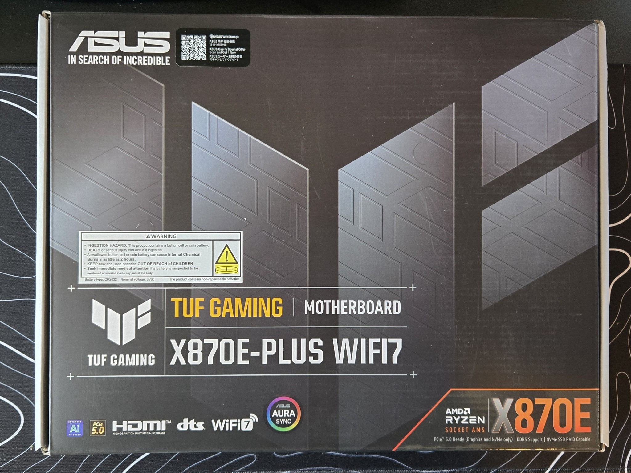 *NEW* Asus TUF X870E-Plus WIFI 7