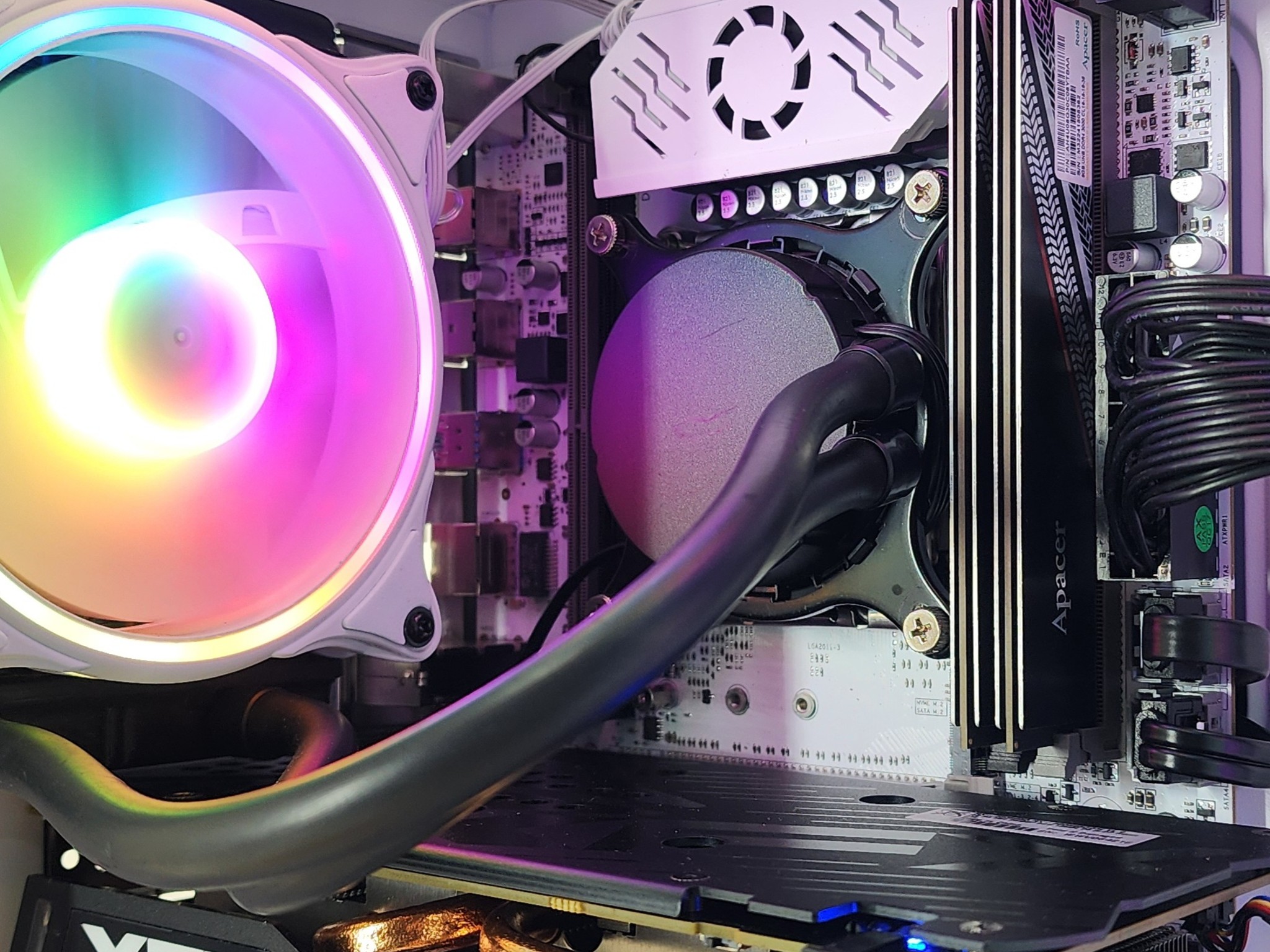 Gaming PC i7-5930K 16GB RAM 128GB SSD + 1TB HDD RX 580 8GB Windows 11 Computer