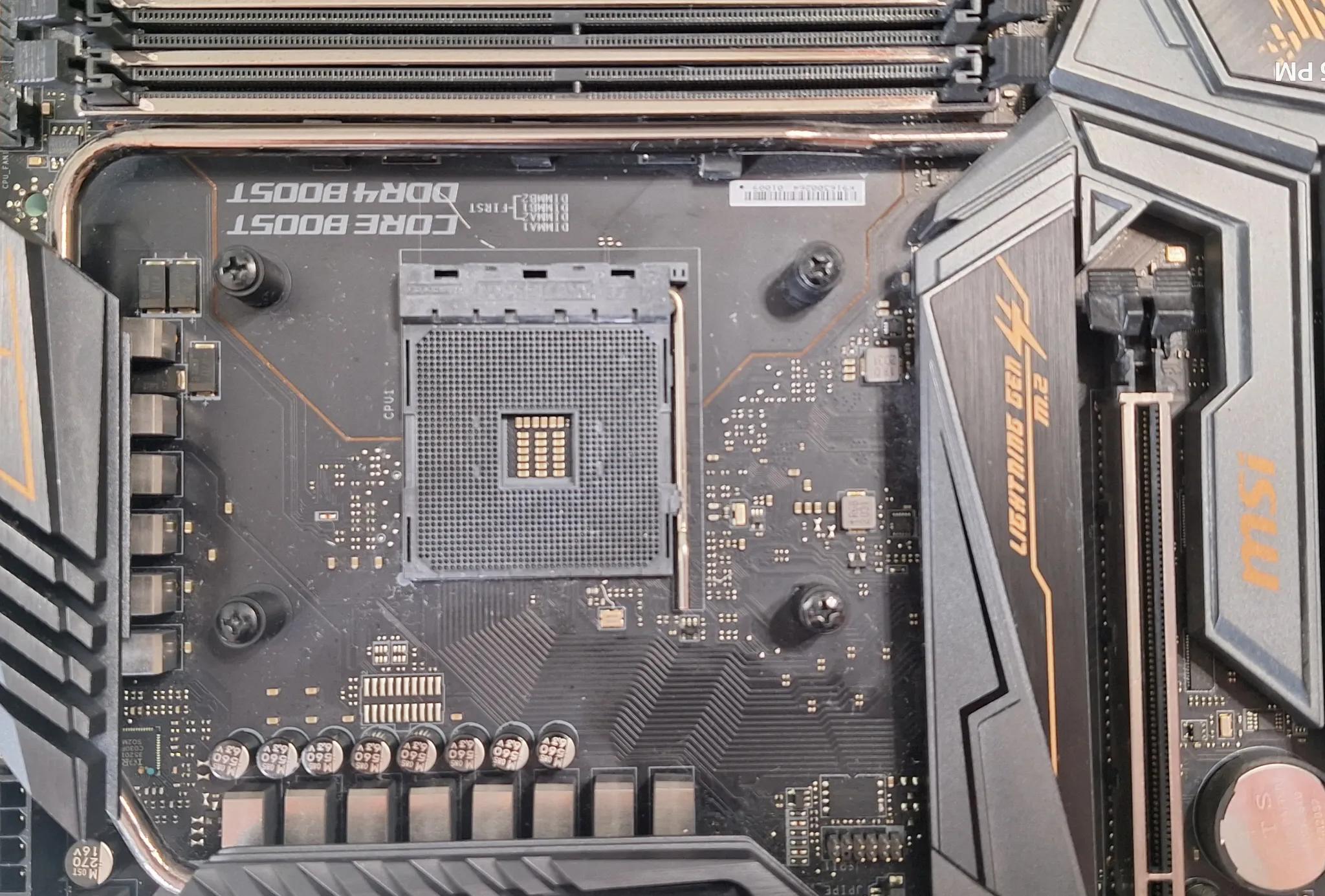 MSI MEG X570 ACE Motherboard with 16 gigs of DDR4 Ram