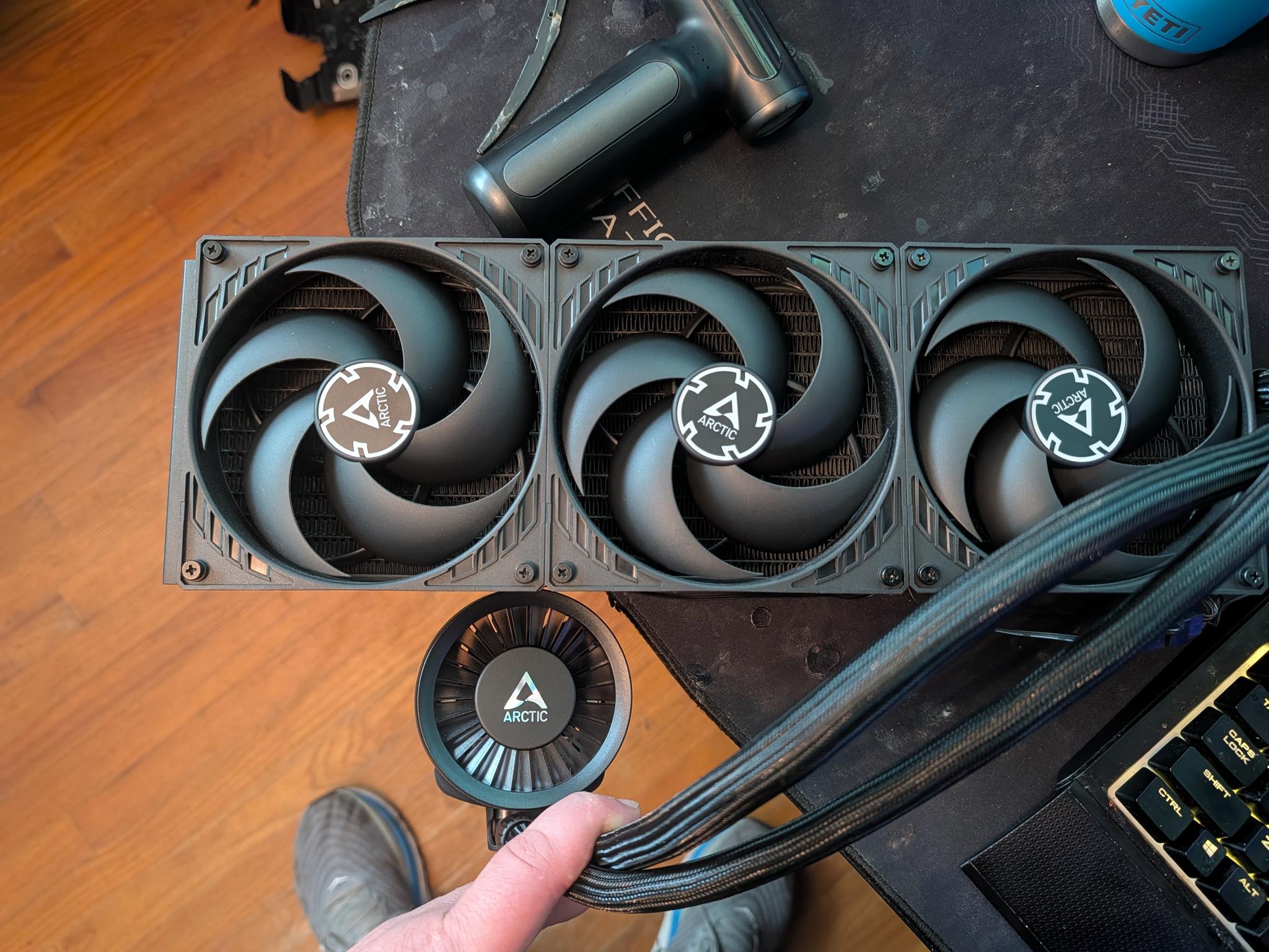 Artic Liquid freezer 3 420mm AIO with AMD AM4/5 mounting hardware