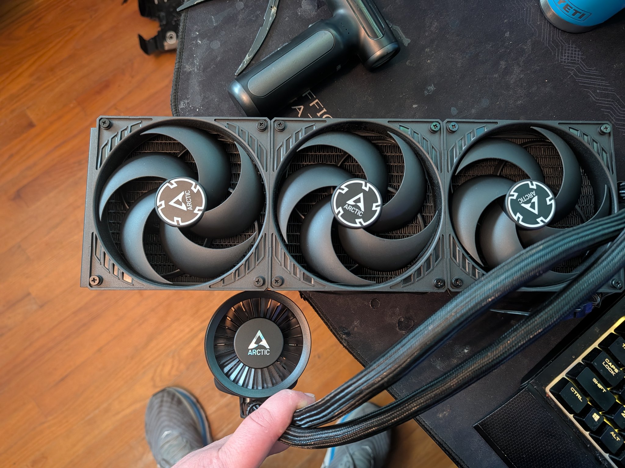 Artic Liquid freezer 3 420mm AIO with AMD AM4/5 mounting hardware