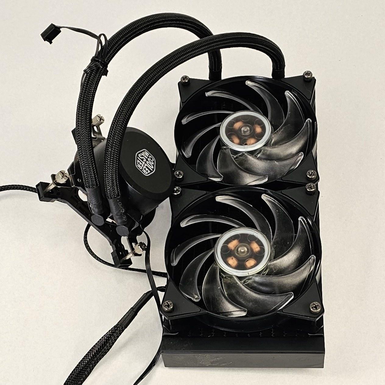 240mm AIO Cooler Master RGB CPU Liquid Cooler for Intel LGA1200