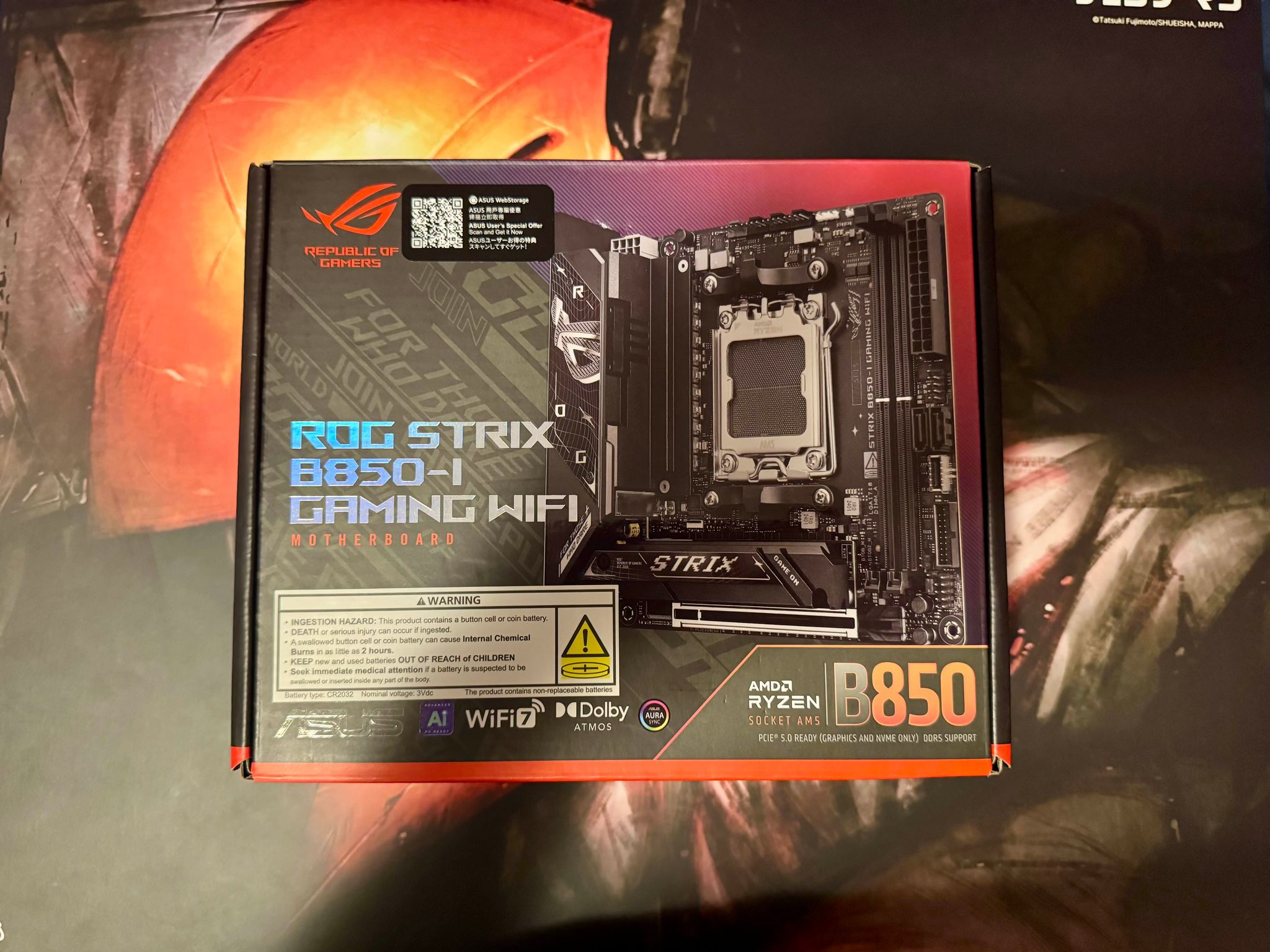 ASUS ROG Strix B850-I Gaming WiFi AMD AM5
