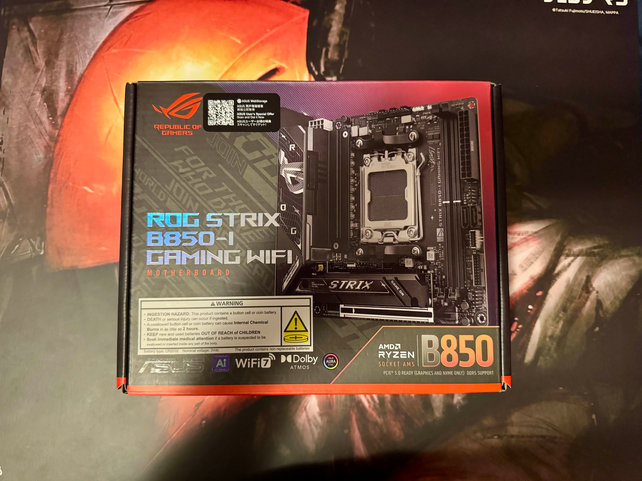ASUS ROG Strix B850-I Gaming WiFi AMD AM5