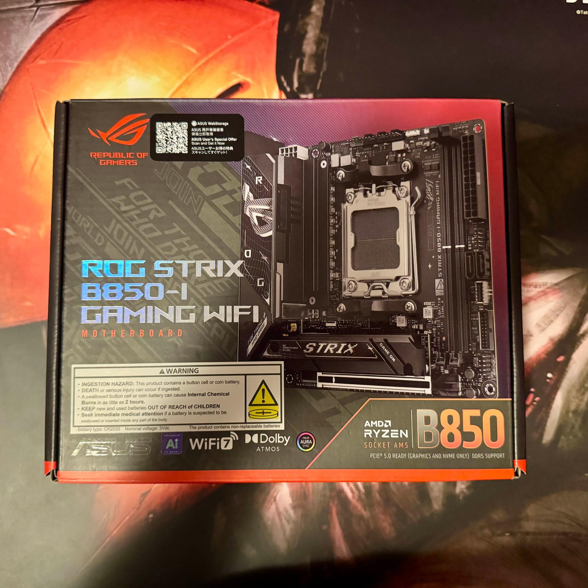 ASUS ROG Strix B850-I Gaming WiFi AMD AM5