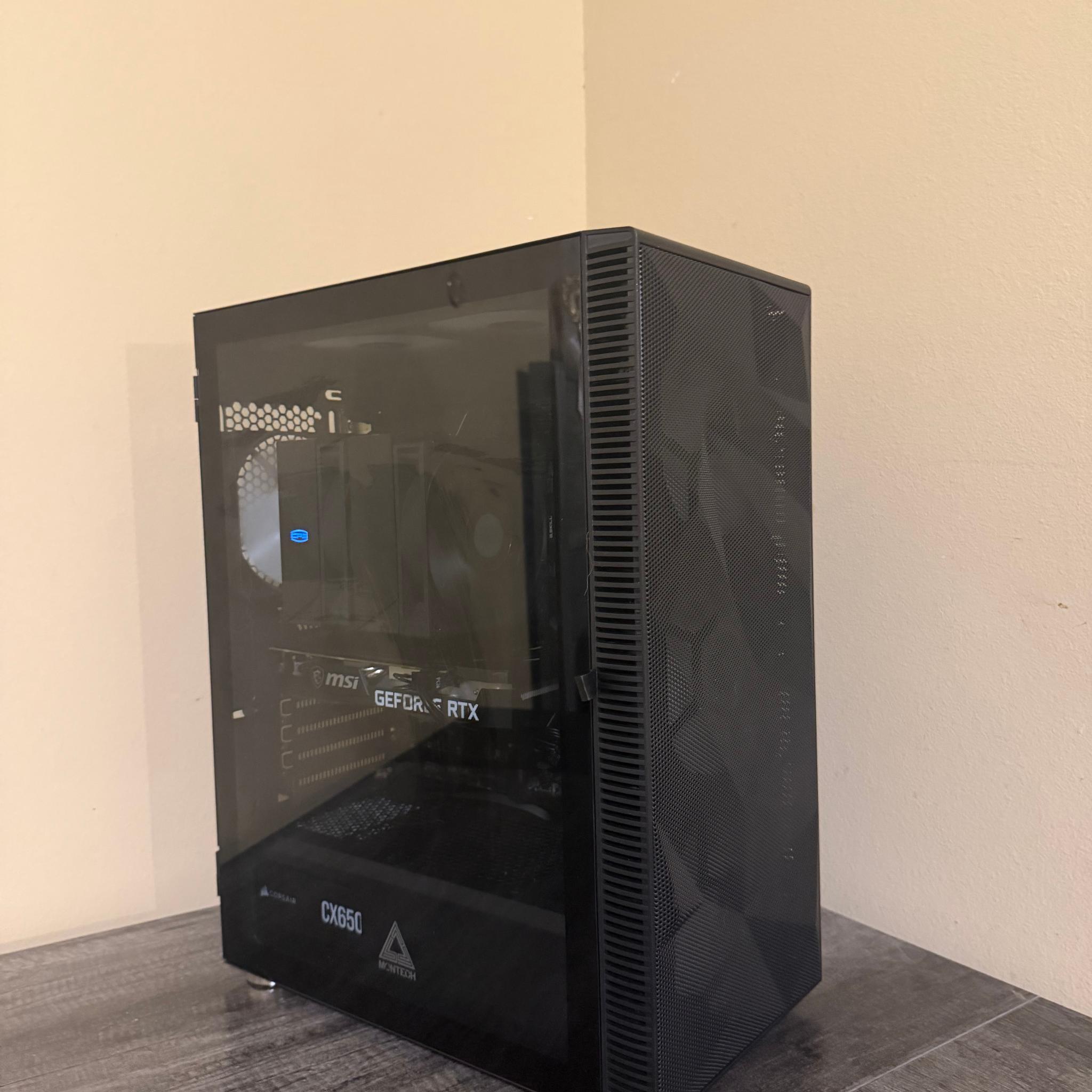 Custom Built Gaming PC, RTX 3060, Intel I5 12400, 32GB DDR4, 650w PSU, 2TB SSD