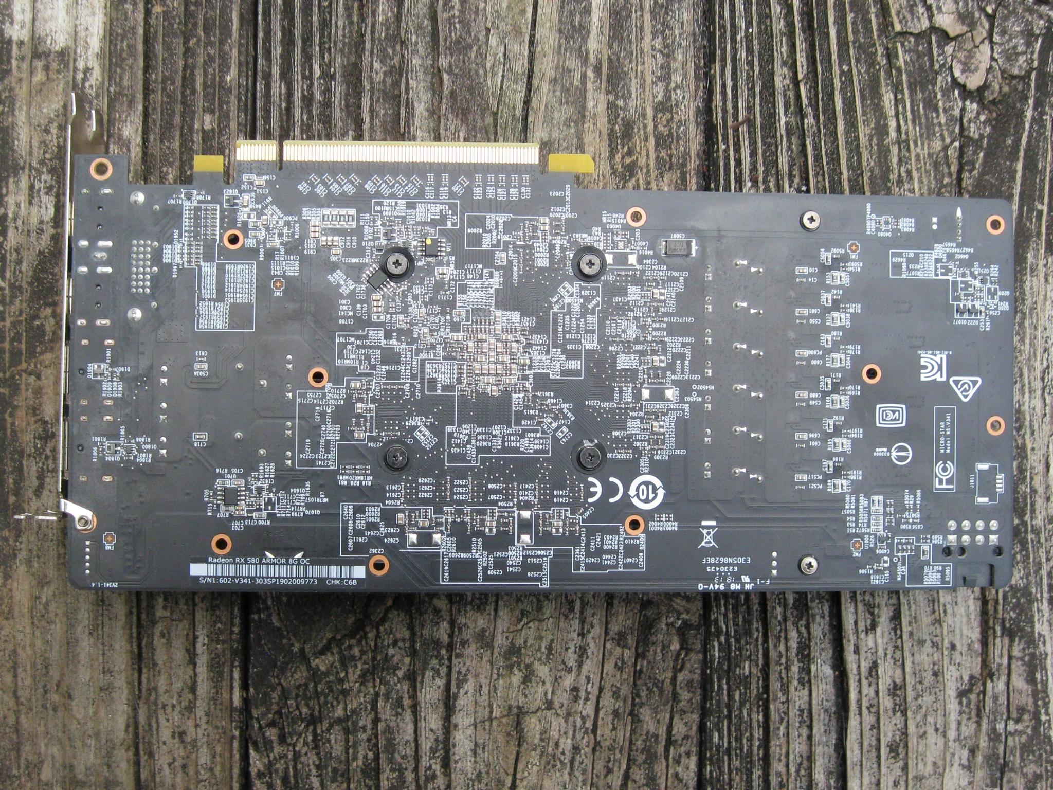 *FAULTY/FOR REPAIRS* MSI Radeon RX 580 ARMOR 8G OC
