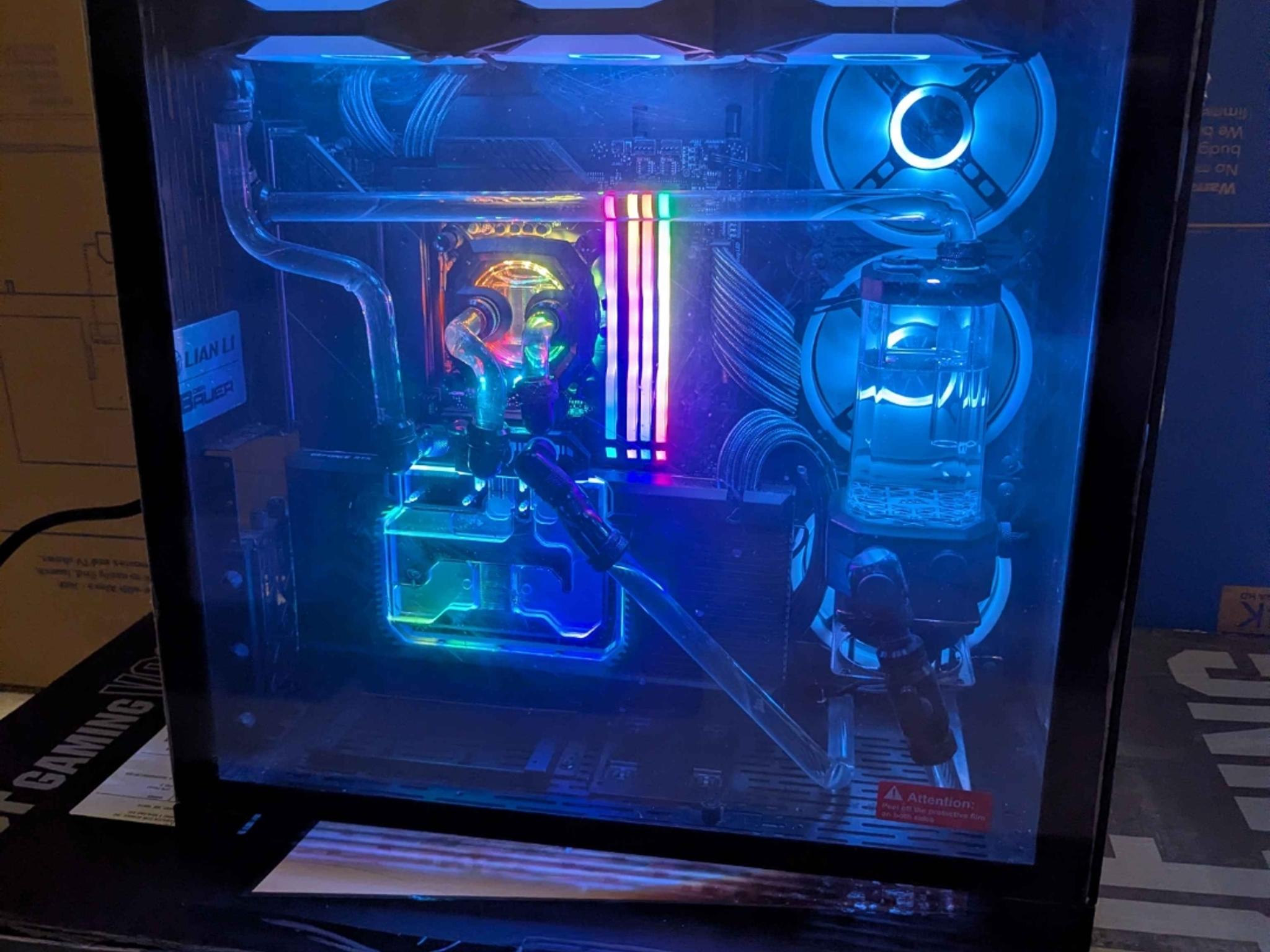 Gaming PC Custom Water Cooled intel i5-12600k RTX 4080