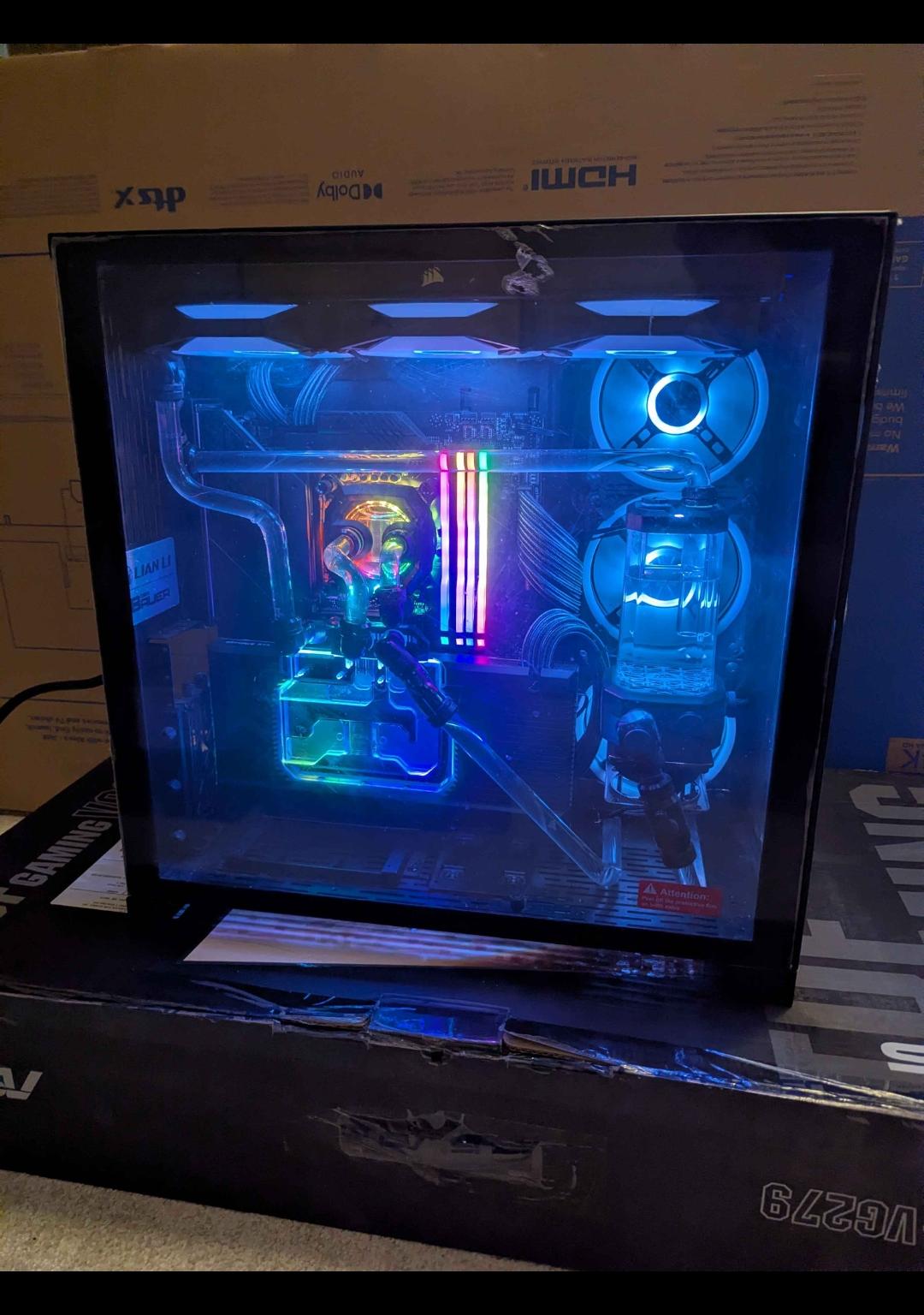 Gaming PC Custom Water Cooled intel i5-12600k RTX 4080