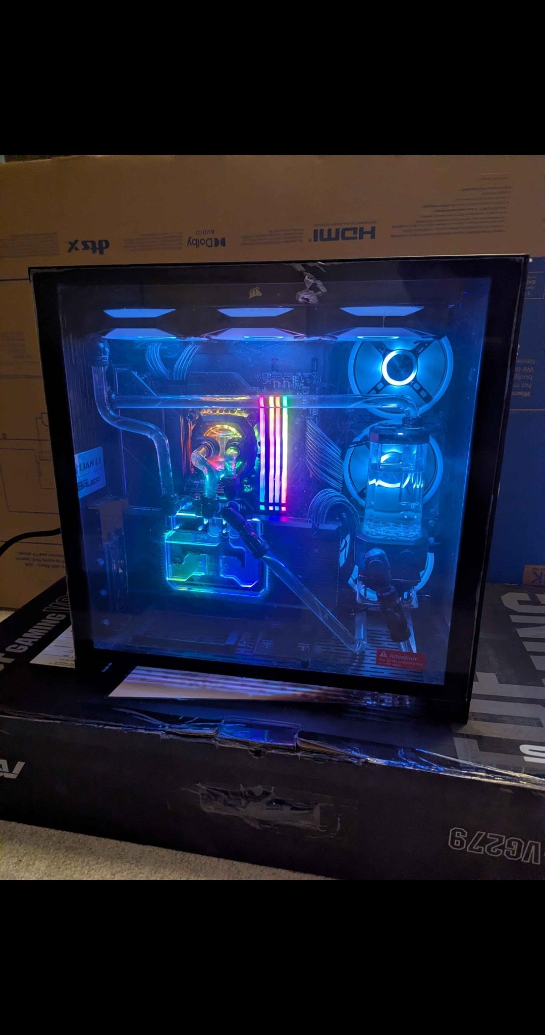 Gaming PC Custom Water Cooled intel i5-12600k RTX 4080