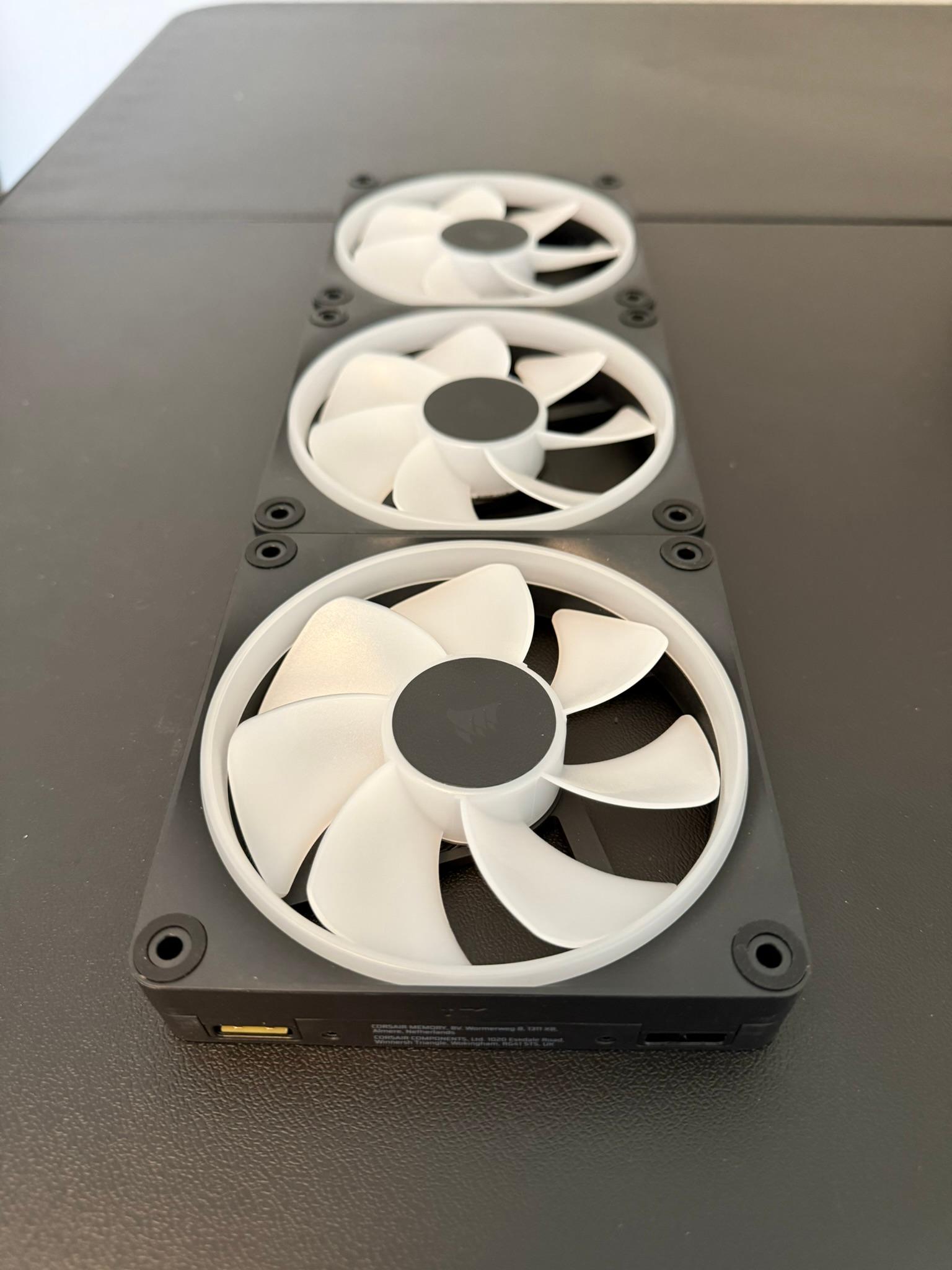 Corsair iCUE LINK LX120-R RGB 120mm Fans (3-Pack) | Excellent Condition | Box Included
