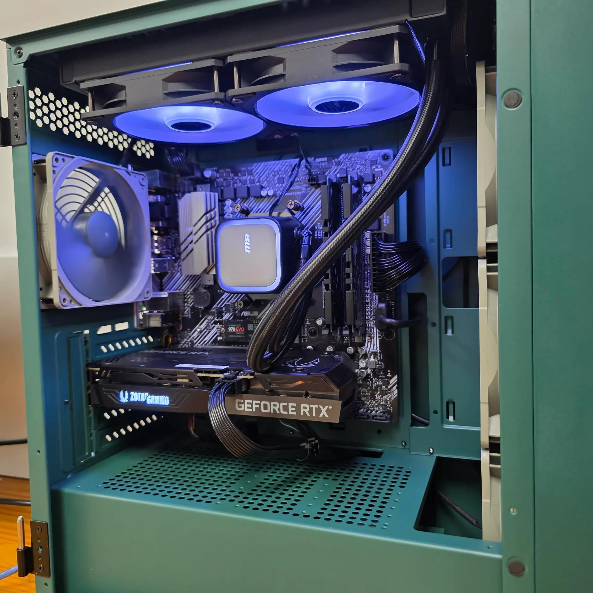 RTX 3060 TI Custom Gaming Computer PC (3060 TI, Ryzen 5 5600g, 32gb ddr4)