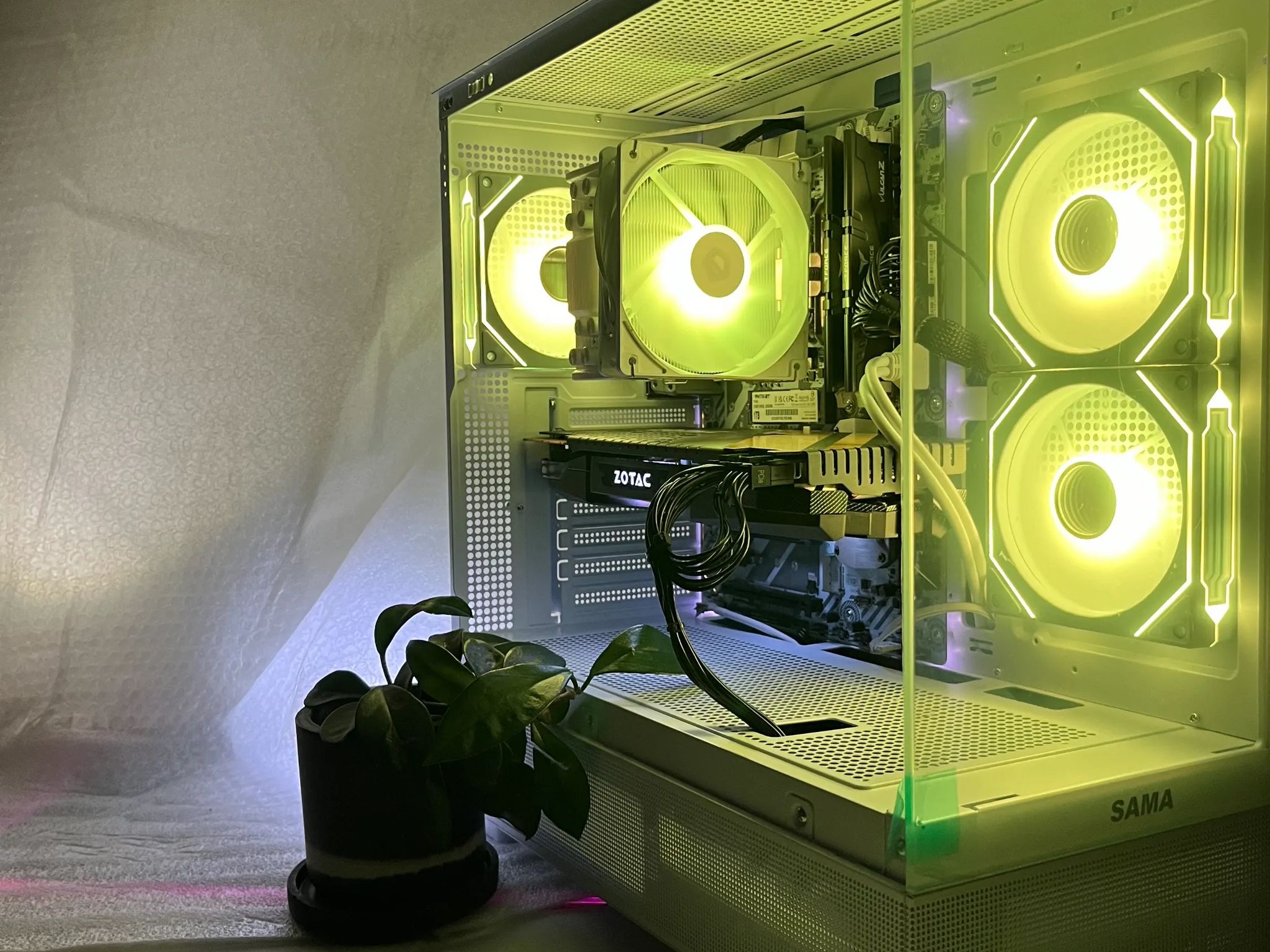 CUSTOM WHITE GAMING PC! (RYZEN 5 5500+NVIDIA GTX 1070) 100FPS BLACKOPS 6 FORTNITE VALORANT