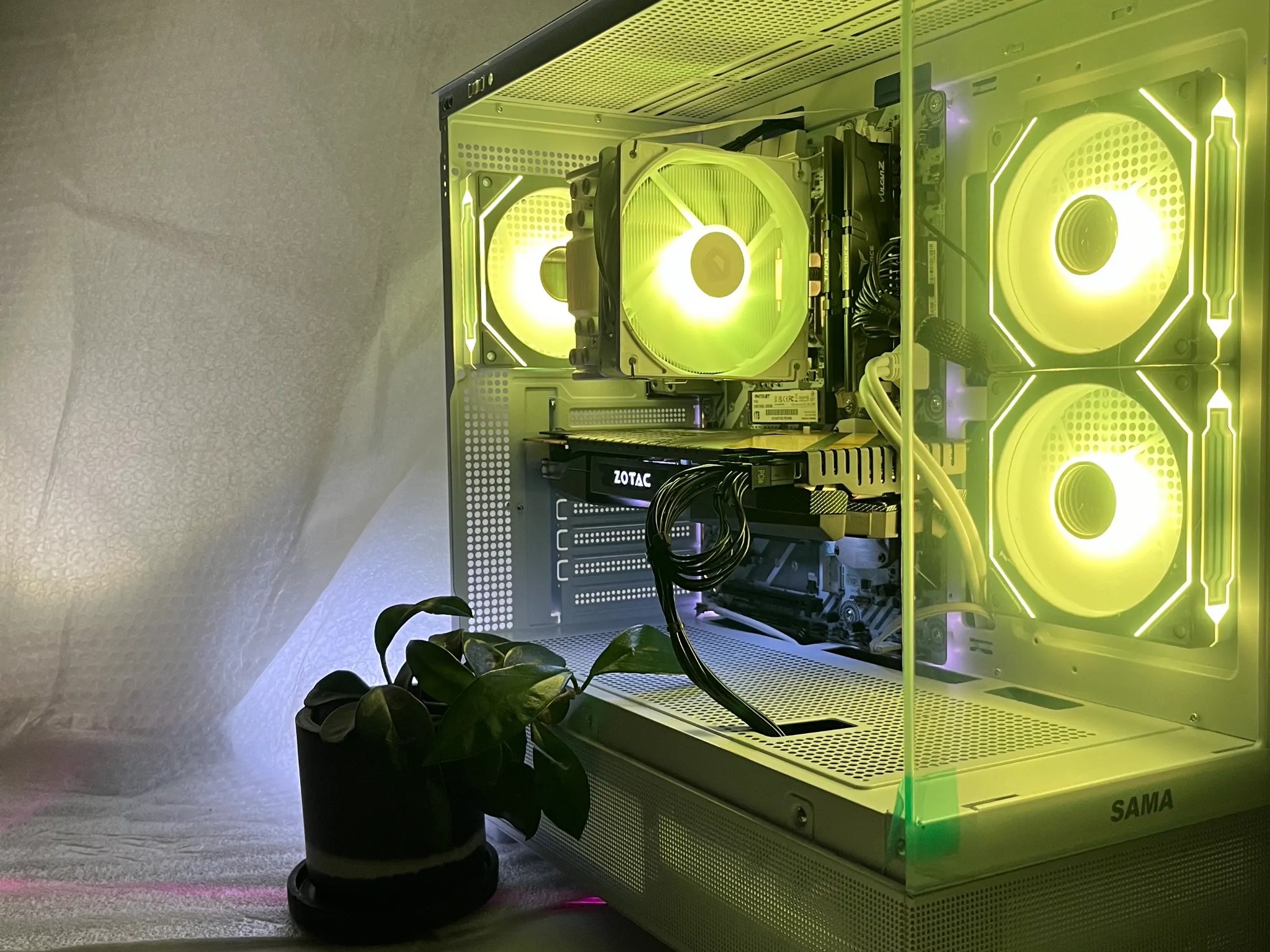 CUSTOM WHITE GAMING PC! (RYZEN 5 5500+NVIDIA GTX 1070) 100FPS BLACKOPS 6 FORTNITE VALORANT