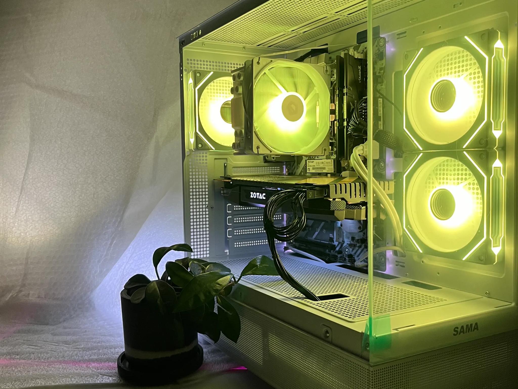 CUSTOM WHITE GAMING PC! (RYZEN 5 5500+NVIDIA GTX 1070) 100FPS BLACKOPS 6 FORTNITE VALORANT