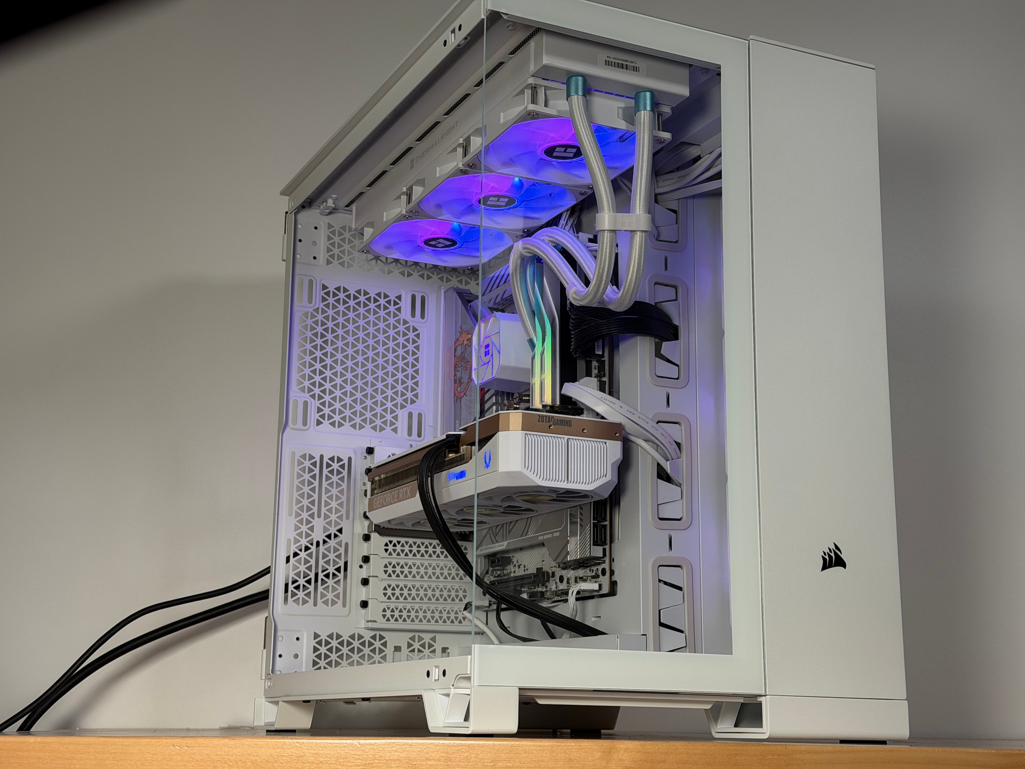 RTX 5070ti Intel Core Ultra 7 265kf All White Gaming PC
