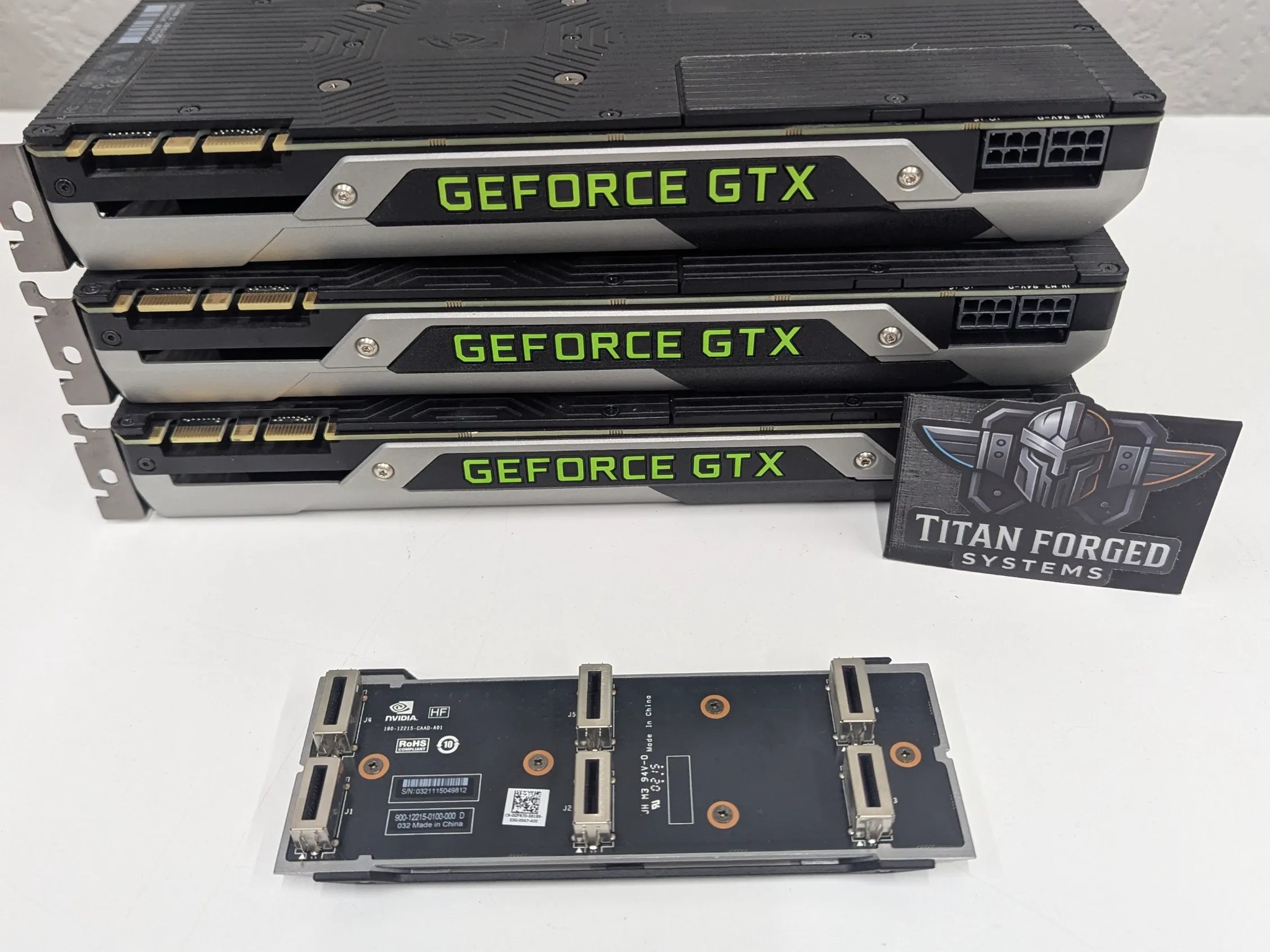 3x Nvidia GeForce GTX 980 3-way SLI Video Card Set W/Bridge
