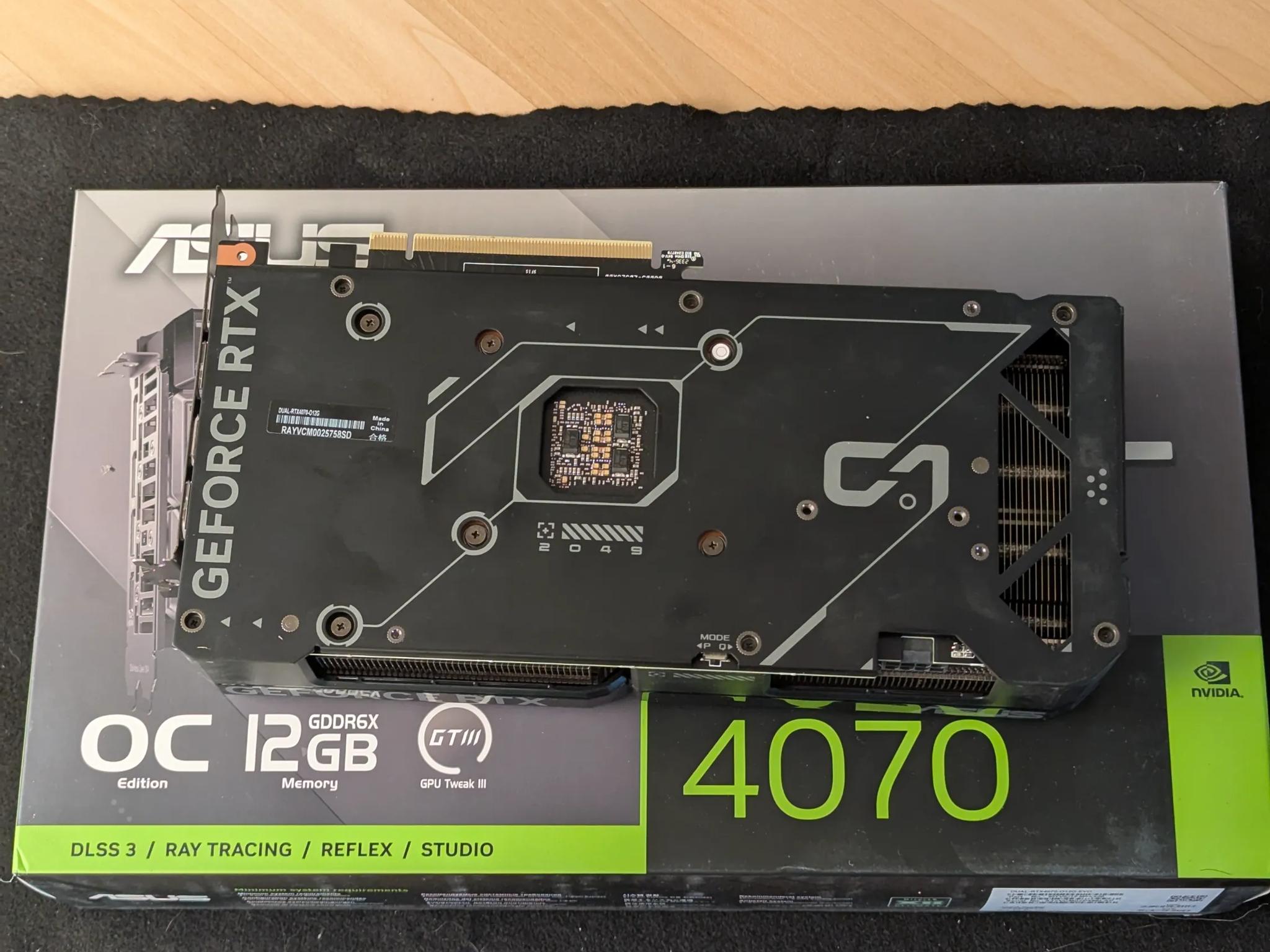 4070 12GB ASUS Dual GeForce RTX – Compact Powerhouse for 1440p & 4K 🧊