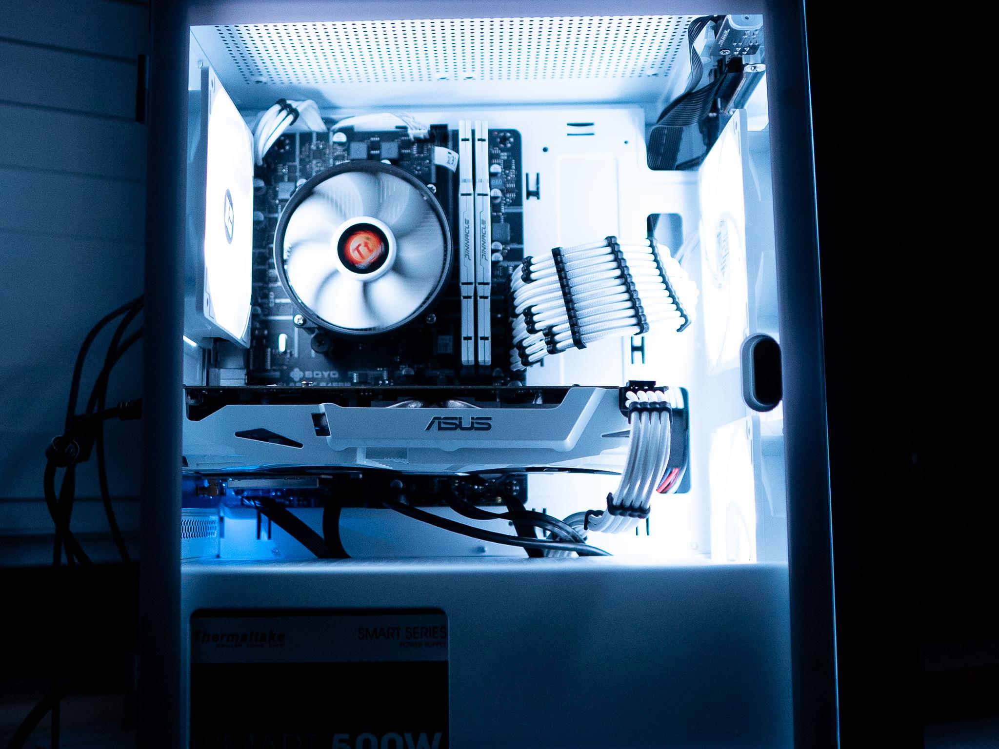 Budget Gaming Computer with AMD Ryzen 5, Nvidia GeForce GTX Graphics Card, 500GB SSD