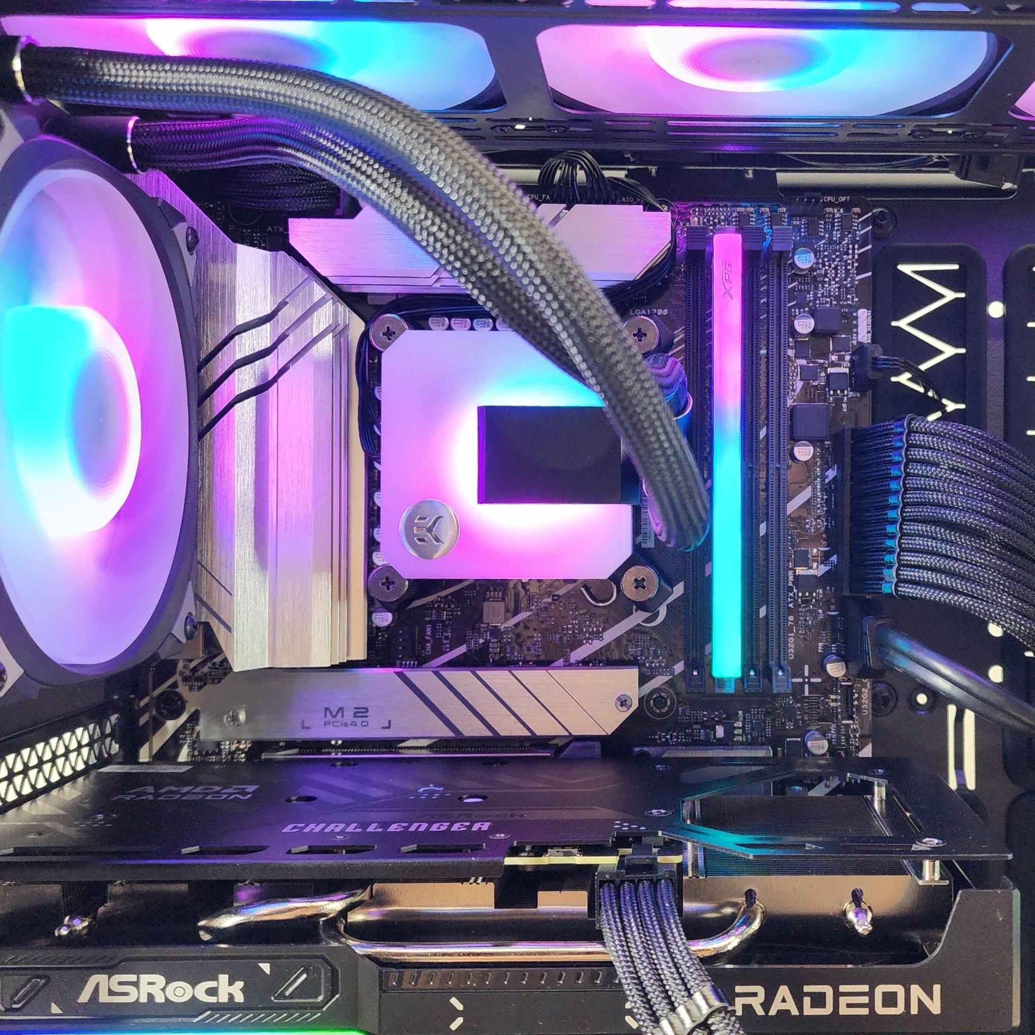 Gaming PC i5-13400F 16GB RAM 500GB SSD RX 9060 8GB Windows 11 Computer