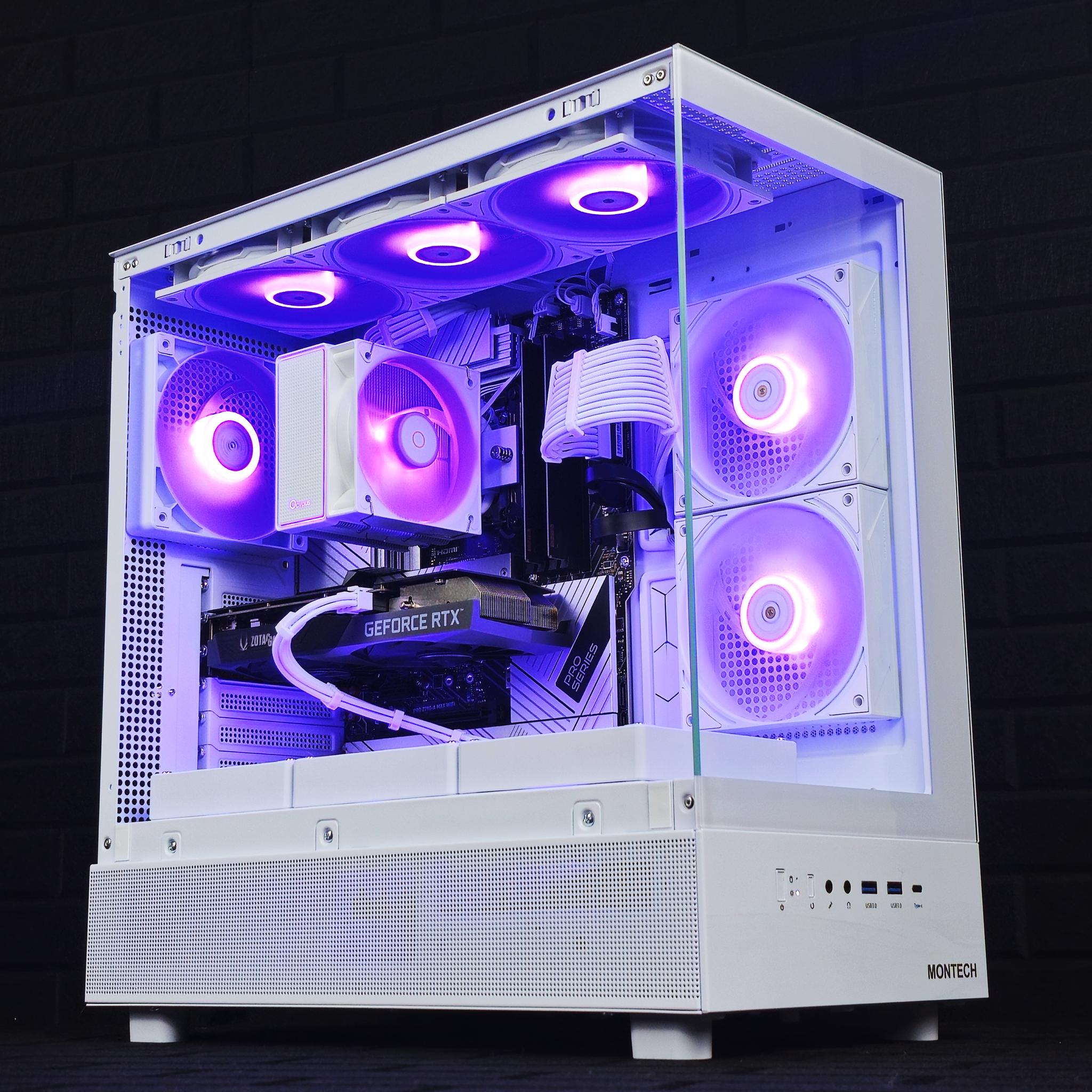 🎄Nvidia 3060 12GB • i5 14400F • 16GB DDR5 • 1TB SSD • WiFi + BT • Plug n' Play White Gaming PC