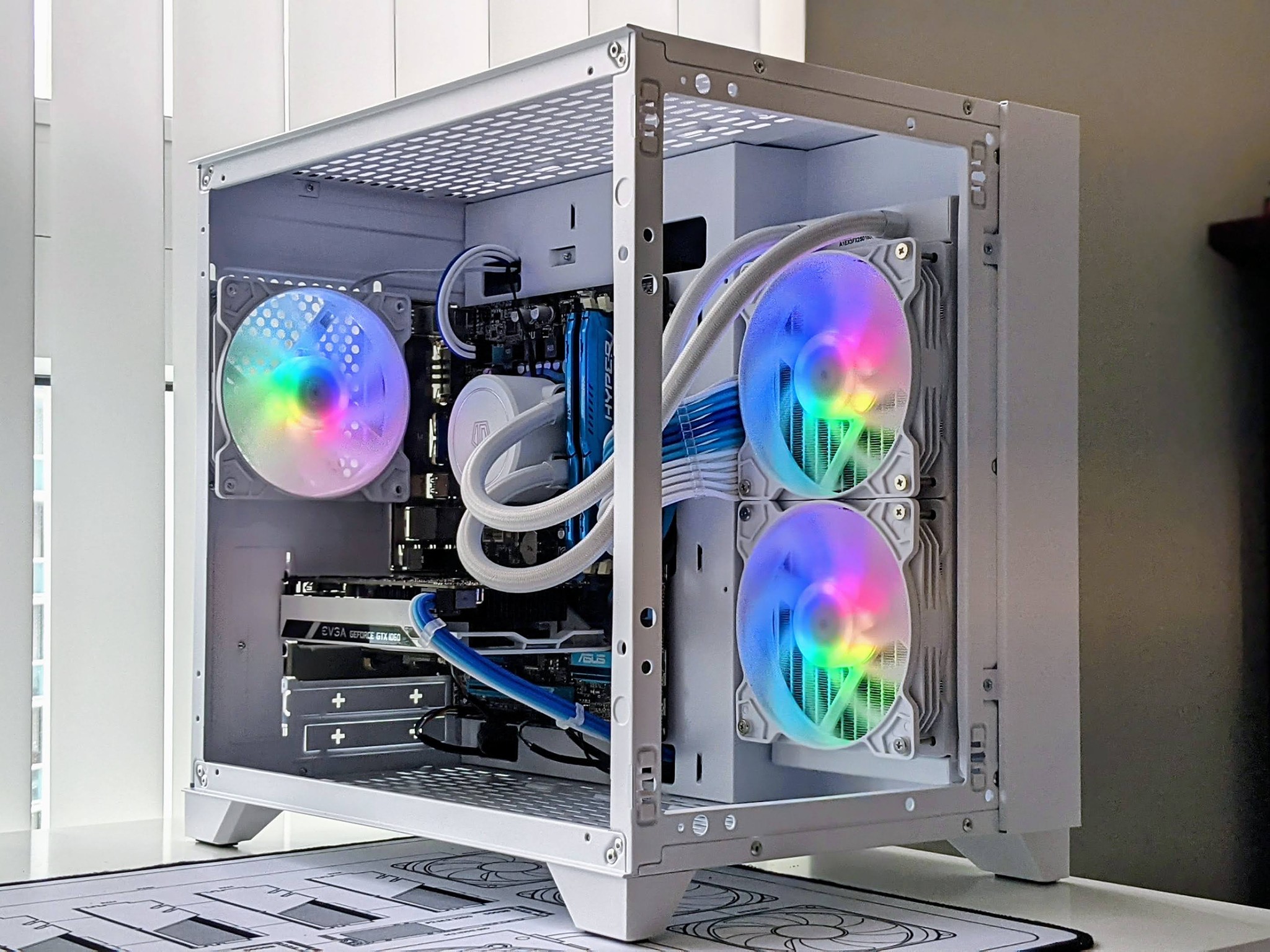Icicle | GTX 1060 3GB/ Watercooled i7-3770 4c/8t White Gaming PC