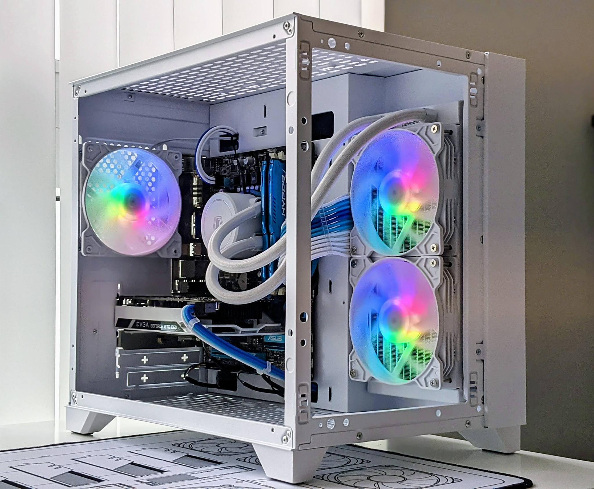 Icicle | GTX 1060 3GB/ Watercooled i7-3770 4c/8t White Gaming PC