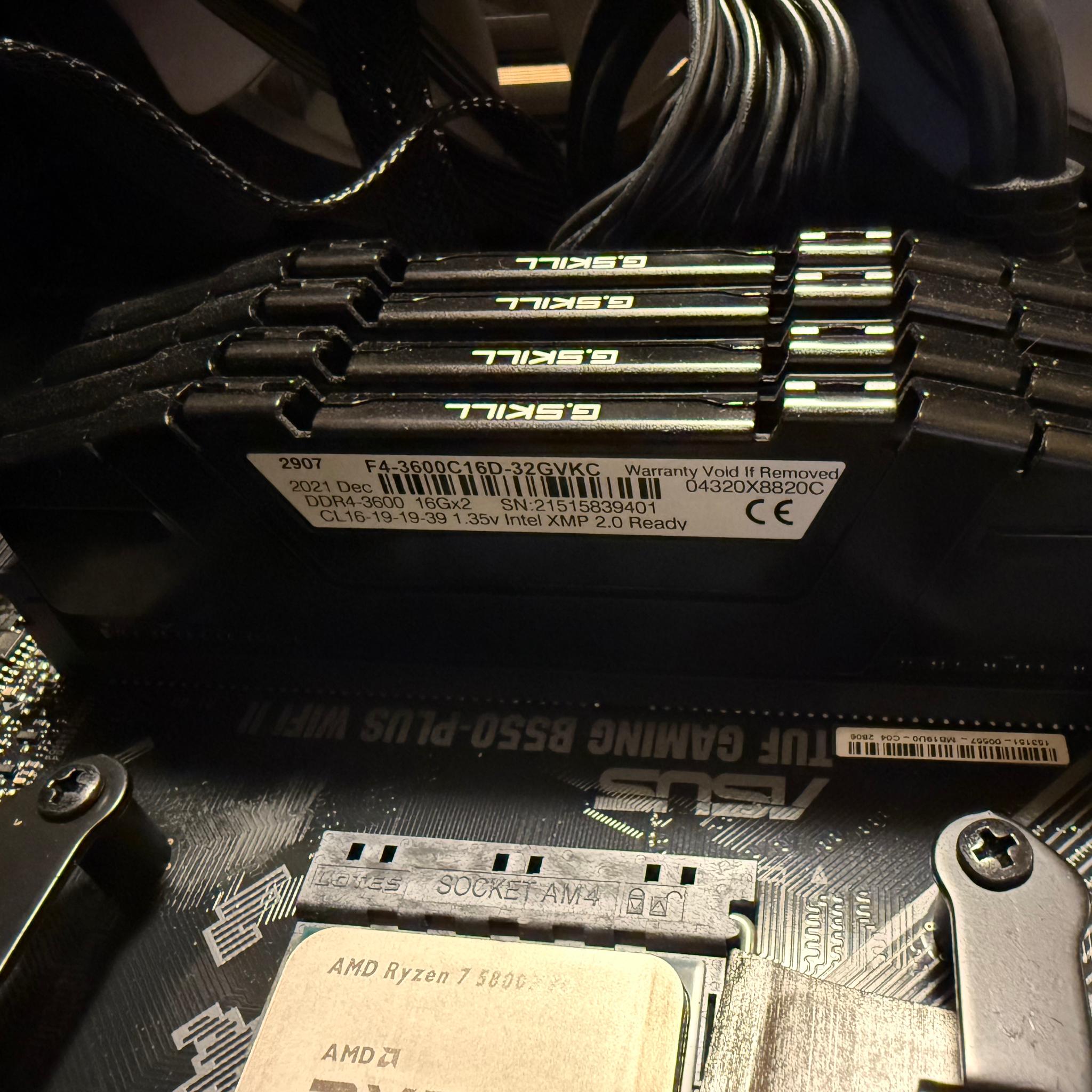 Gaming PC: 5800X3D, 5060ti 16GB(new), 64GB DDR4, EVGA1000wPSU, 1TB Sam970 SSD, Win11, O11D case