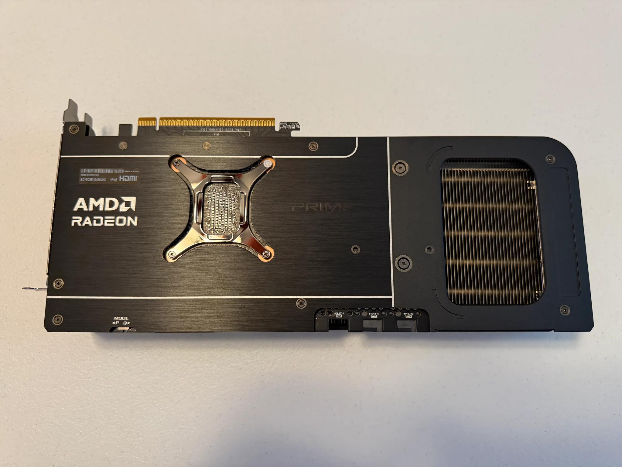 ASUS Prime Radeon RX 9070 OC Edition 16GB GDDR6 PRIME-RX9070-O16G Graphics Card