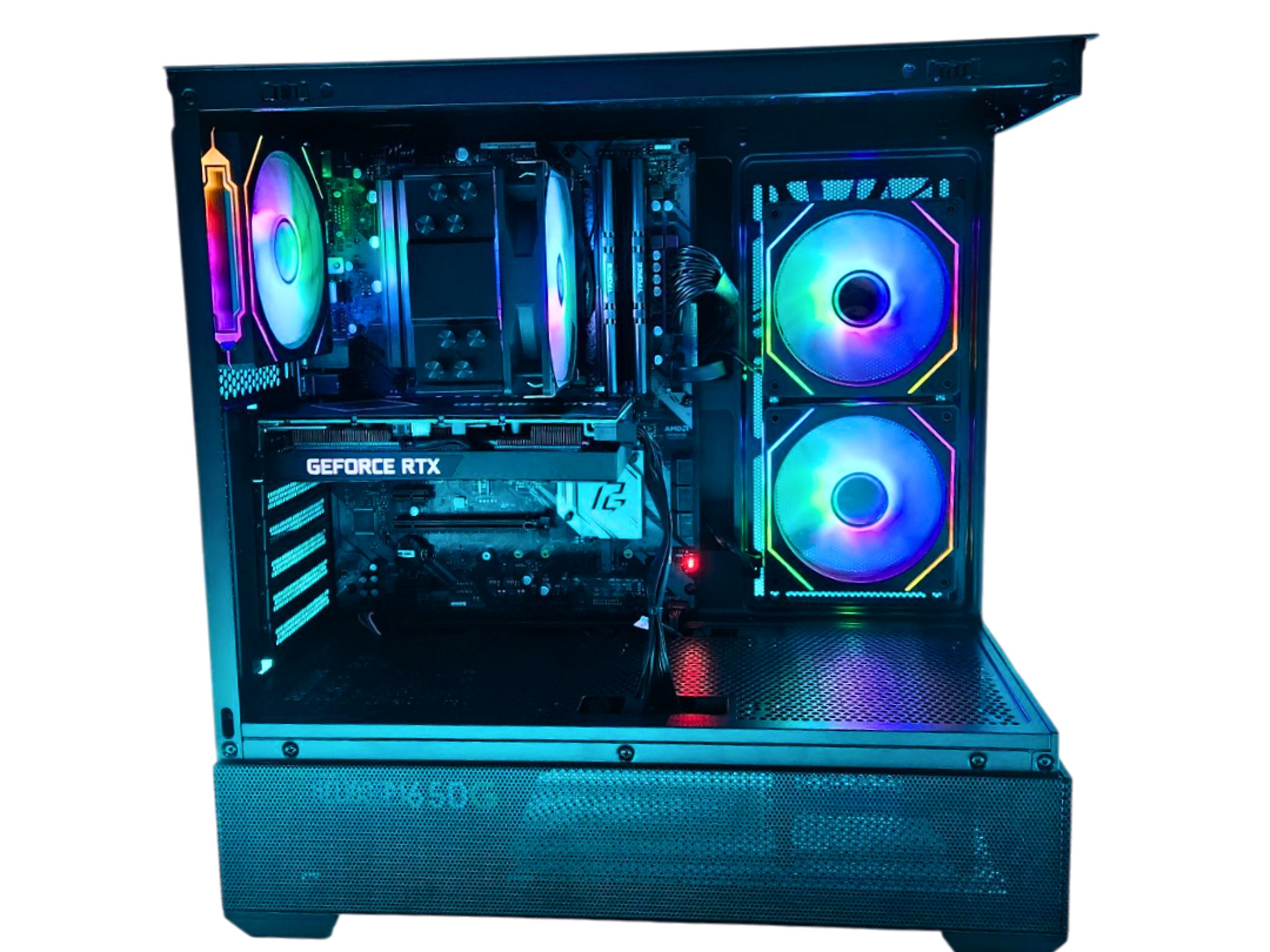 🪐 Orbit 🌕: RTX 3060 TI | Ryzen 5600 | 16GB DDR4 RAM | 512GB SSD | 4 RGB Fans | Black RGB Gaming PC