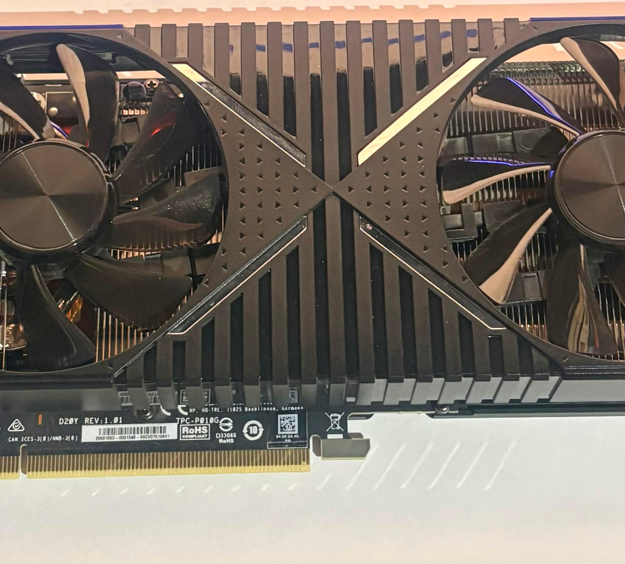 HP OEM NVIDIA RTX 3070 8GB GDDR6 Dual Fan Graphics Card