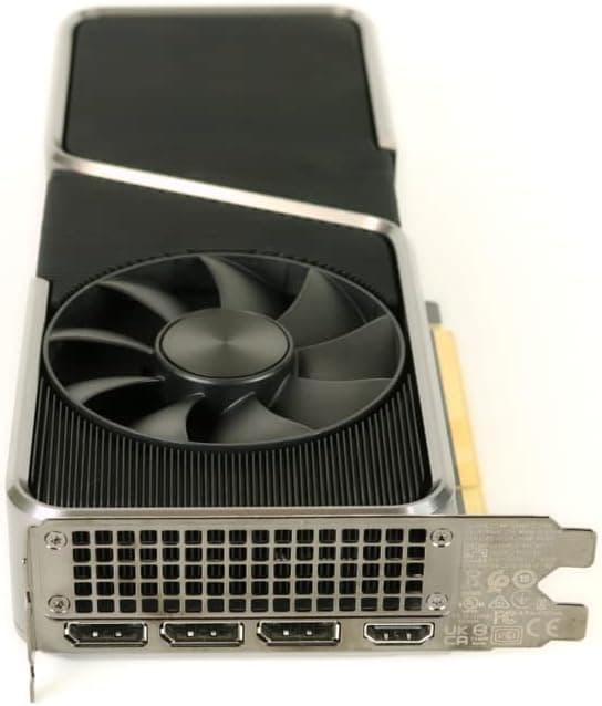 NVIDIA GeForce RTX 3070 Ti Founders Edition 8GB GDDR6X PCI Express 4.0 Graphics Card Titanium/Black