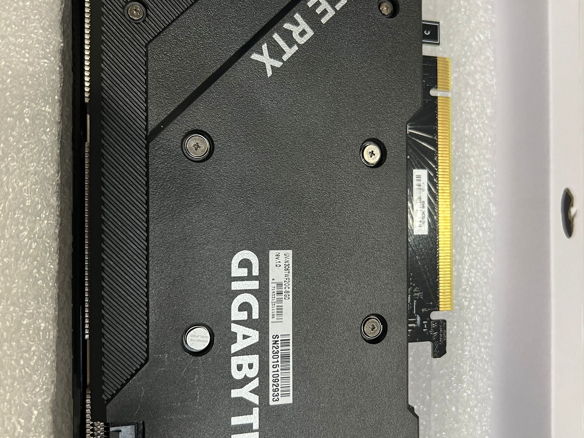 GIGABYTE GeForce RTX 3060 Ti WINDFORCE OC 8G LHR Gaming Graphics Card, GDDR6