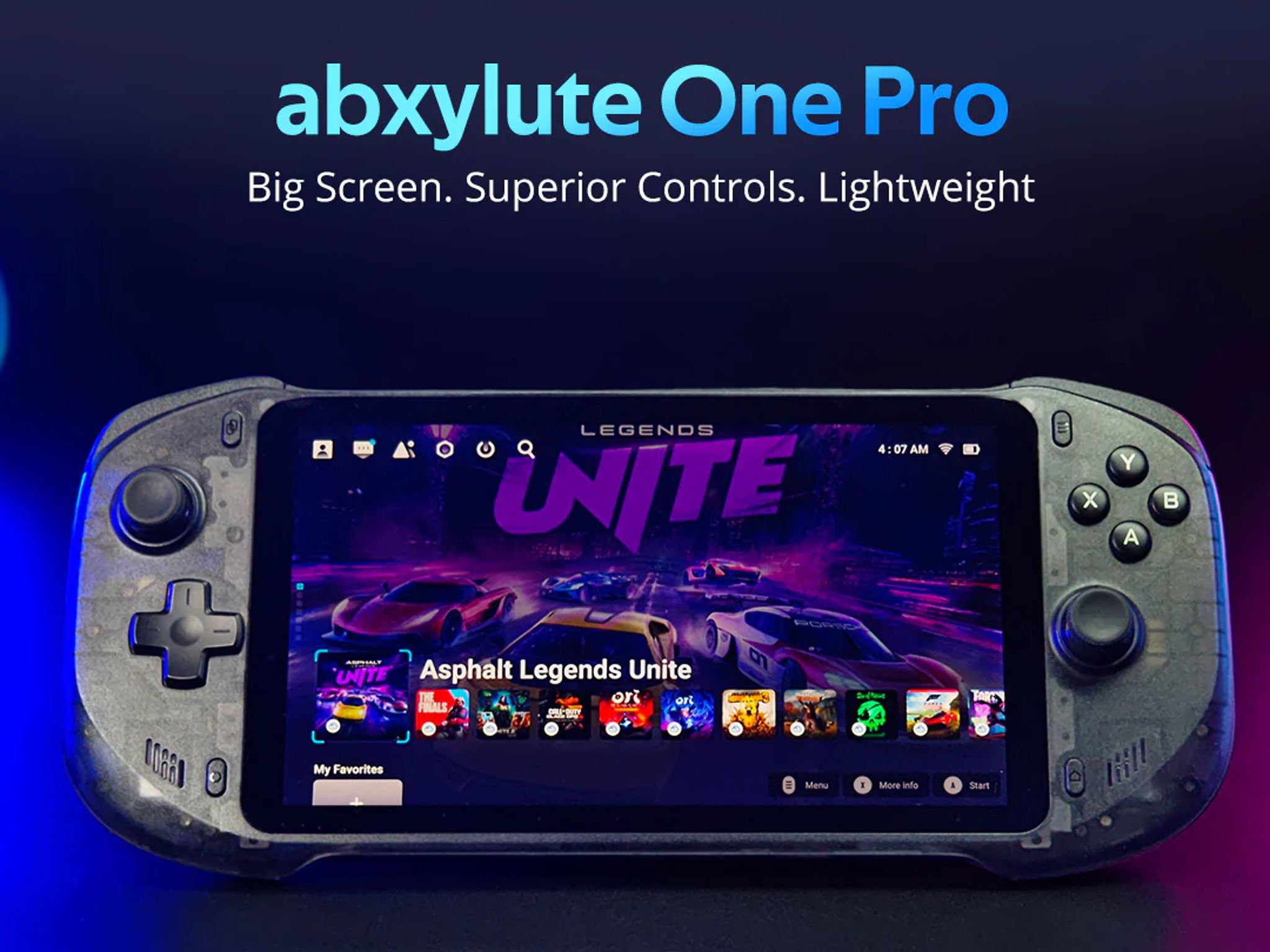 abxylute One Pro handheld