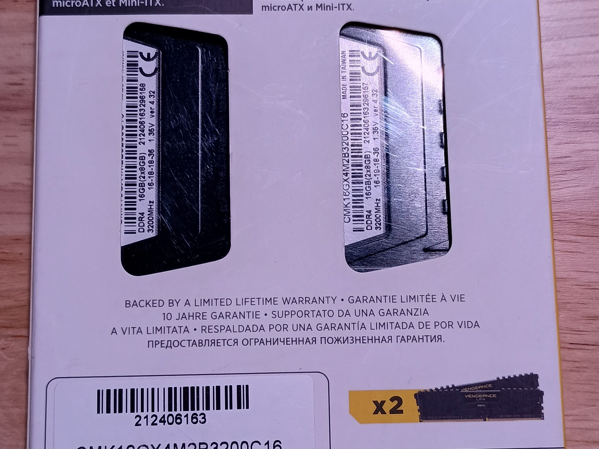 16gb DDR4 3200mhz - Corsair Vengeance LPX memory kit, 16gb (2x 8gb) 3200mhz C16