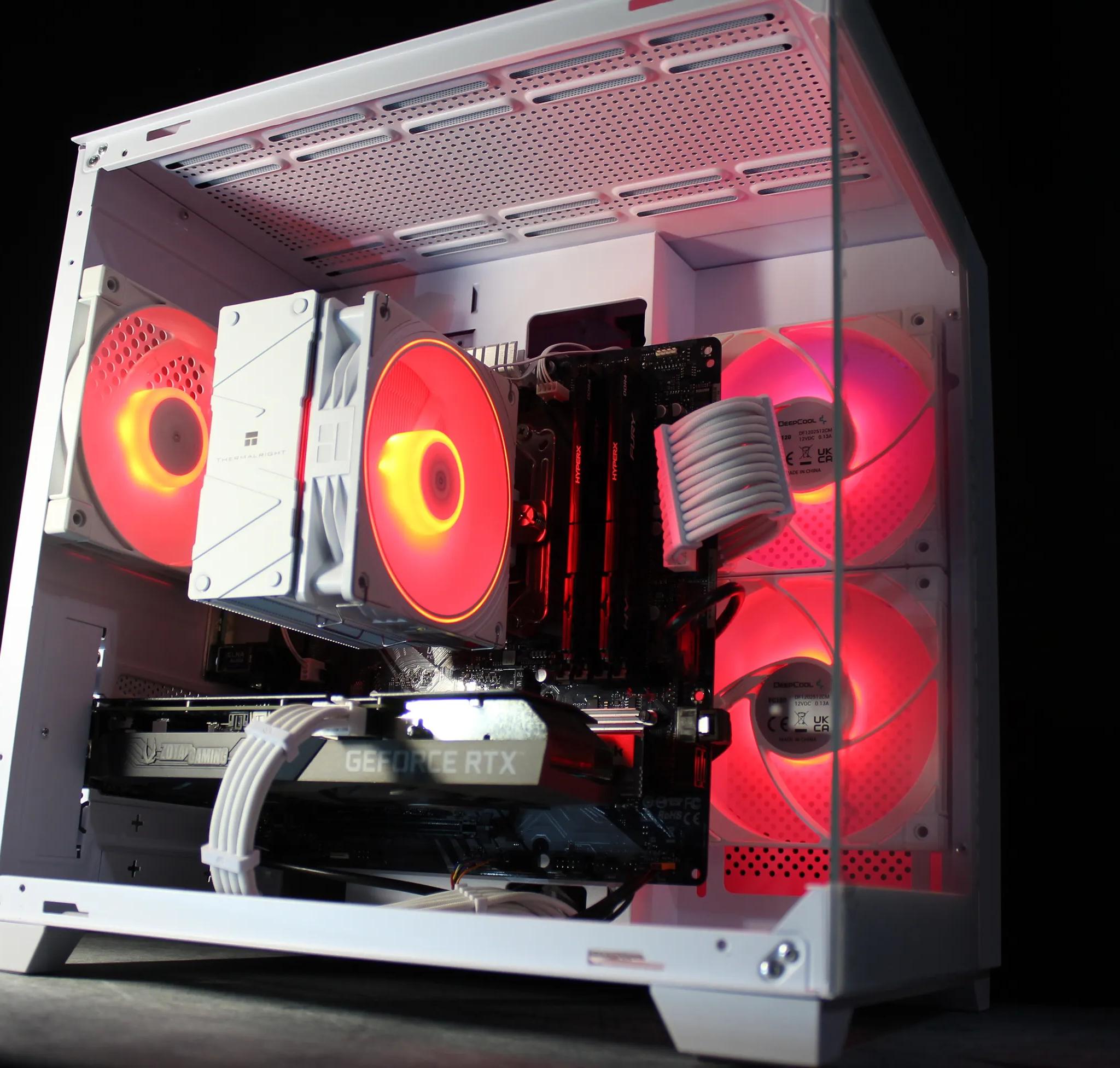 🤍 White Gaming PC [RTX 3060][Ryzen 5 5500][1TB SSD]