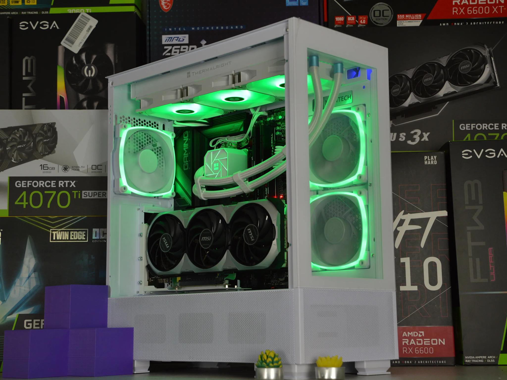 🌨️🌨️| RTX 4070 Ti 12GB| Ryzen 7 7700X | 32 GB DDR5 RAM | 2TB GEN 4 NVME SSD | Snow Cloud |