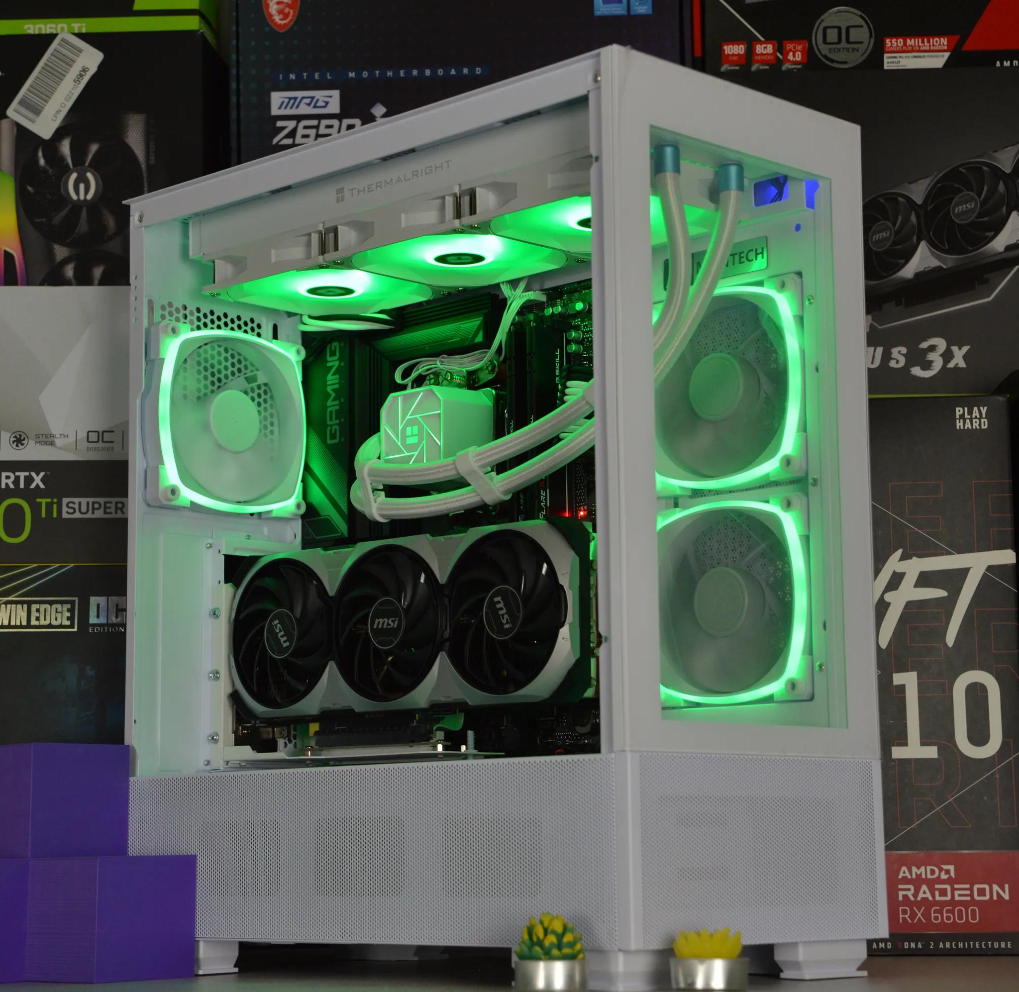 🌨️🌨️| RTX 4070 Ti 12GB| Ryzen 7 7700X | 32 GB DDR5 RAM | 2TB GEN 4 NVME SSD | Snow Cloud |