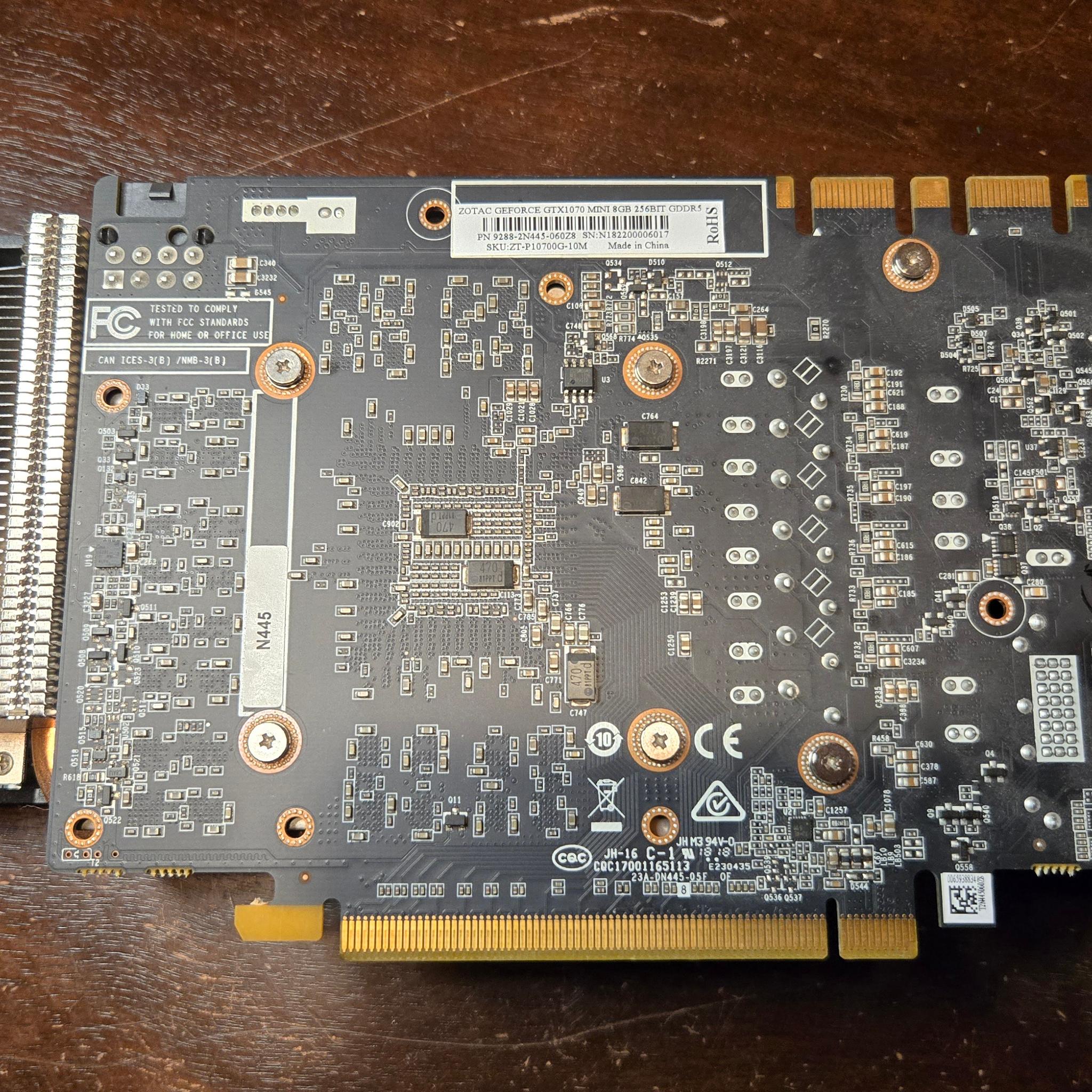 Zotac MINI GeForce GTX 1070