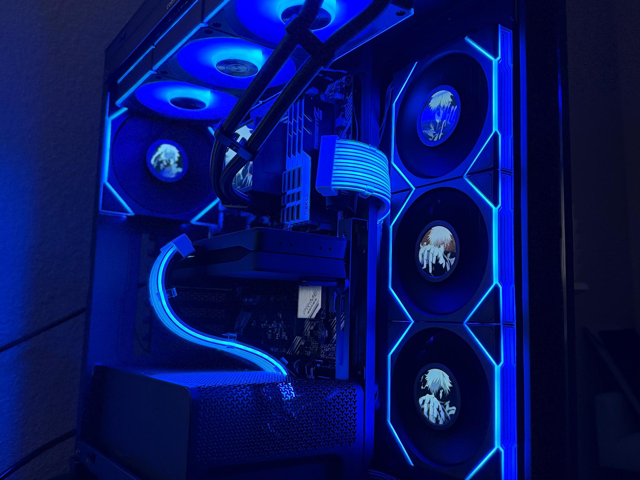 Premium Anime Showcase Gaming PC | Ryzen 5 5600X3D | Arc B580 12GB | 32GB RGB | 1TB Samsung | 360AIO