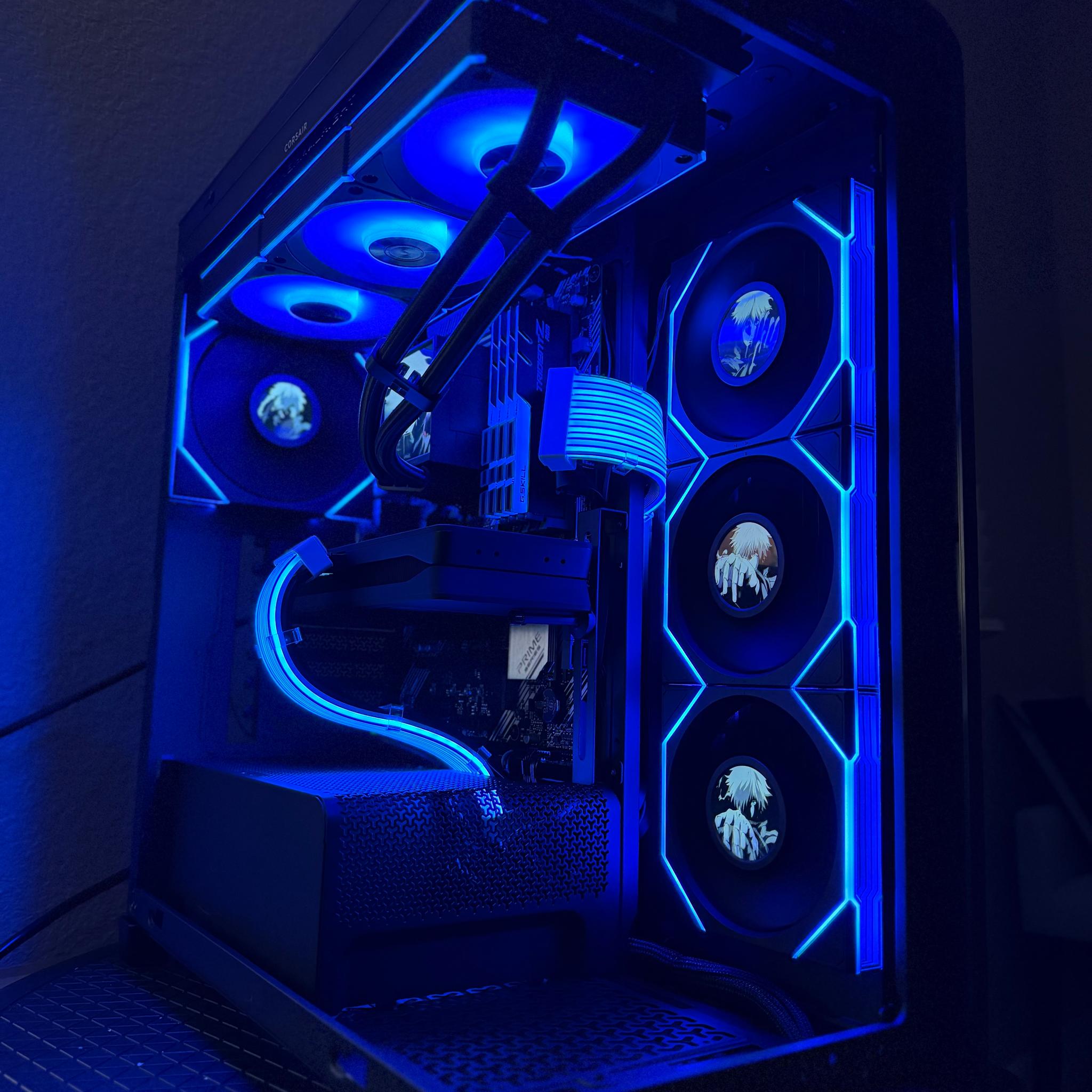 Premium Anime Showcase Gaming PC | Ryzen 5 5600X3D | Arc B580 12GB | 32GB RGB | 1TB Samsung | 360AIO