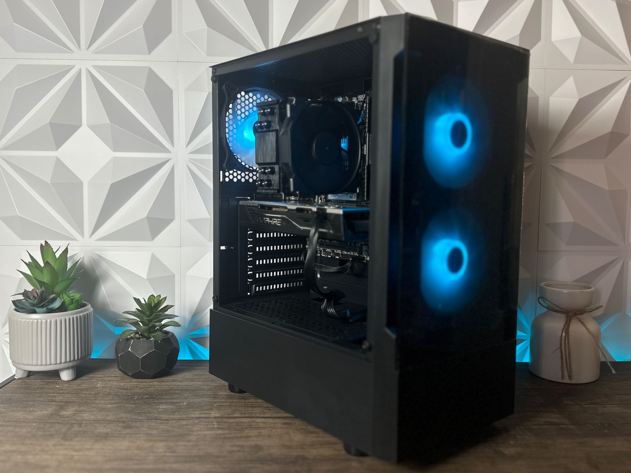 🤖GAMING PC🟣 | 1080P | i5 7600 | RX580 8GB | 16GB DDR4 | 512GB M.2 SSD | FULL ARGB! |