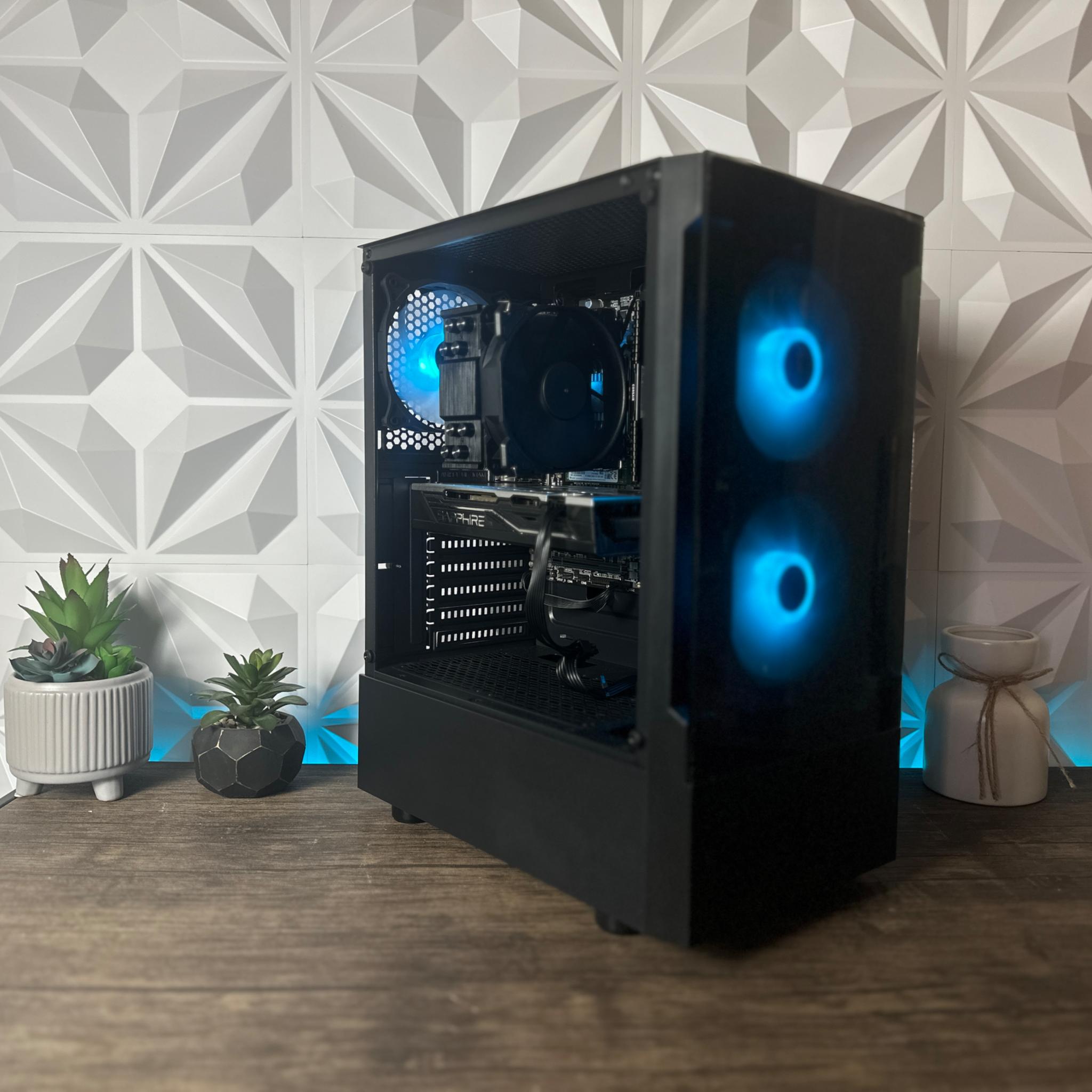 🤖GAMING PC🟣 | 1080P | i5 7600 | RX580 8GB | 16GB DDR4 | 512GB M.2 SSD | FULL ARGB! |