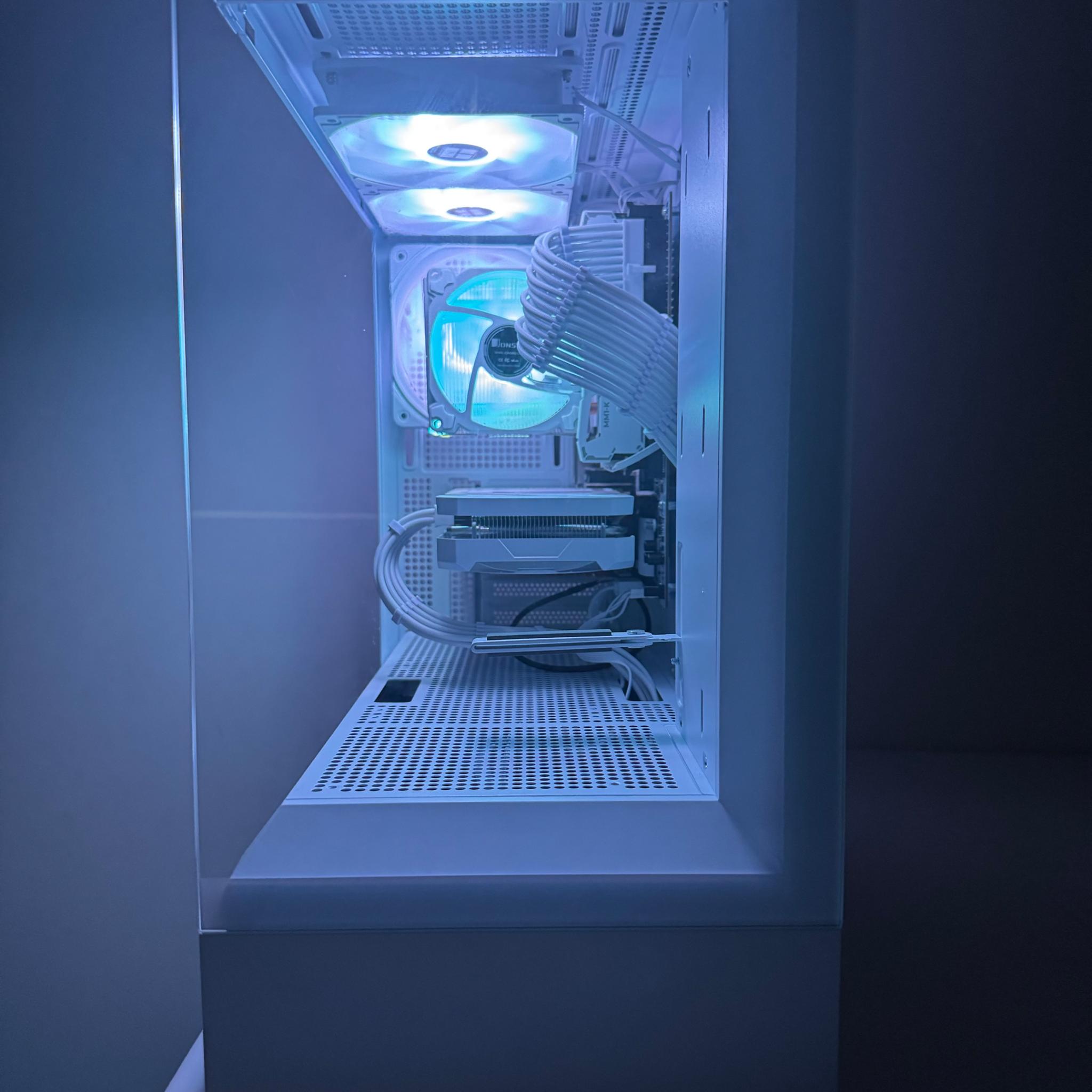 ALL white rtx 4060 gaming pc 32gb of ram ddr4 ALL NEW parts 1tb ssd