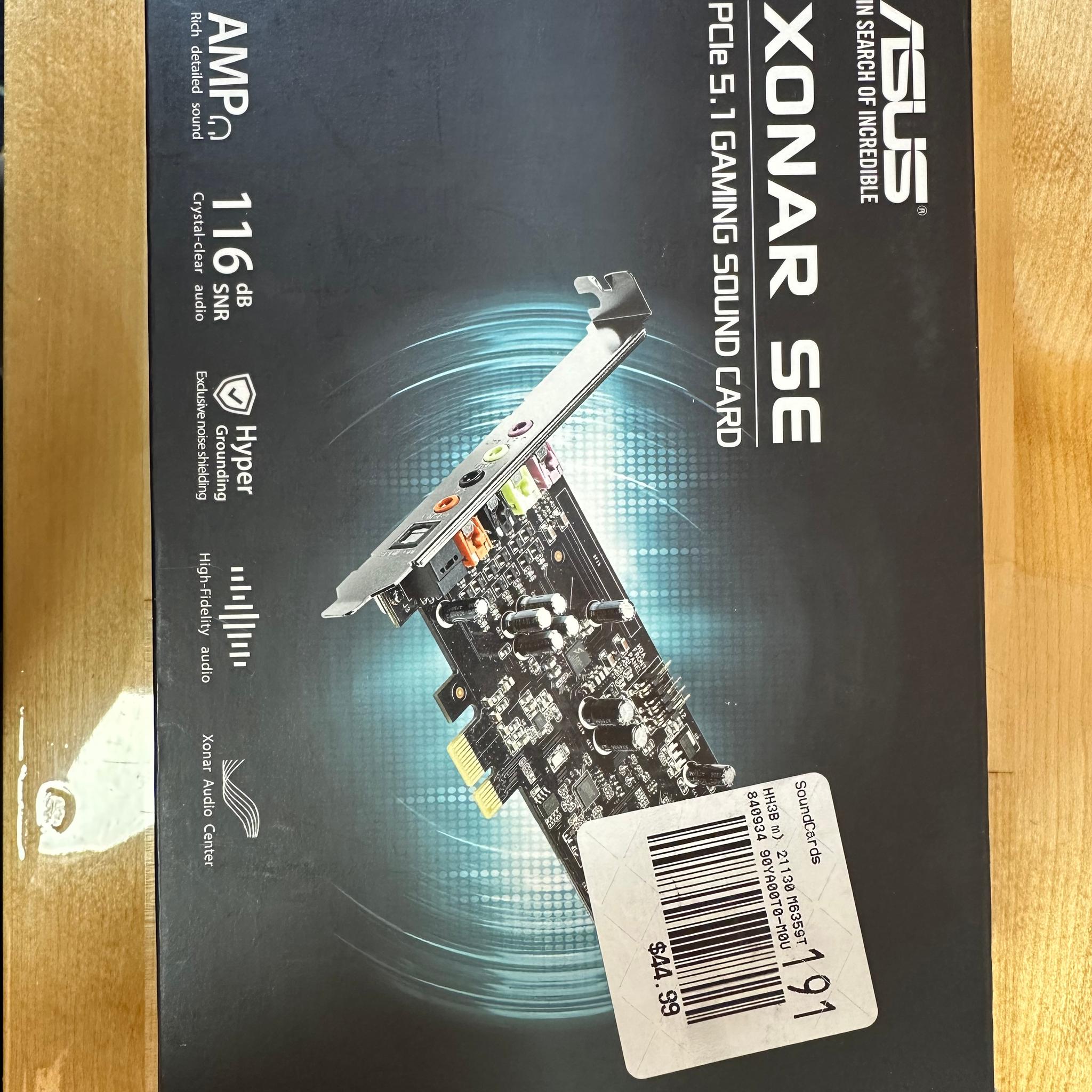 Xonar Se Pcie 5.1 Sound Card
